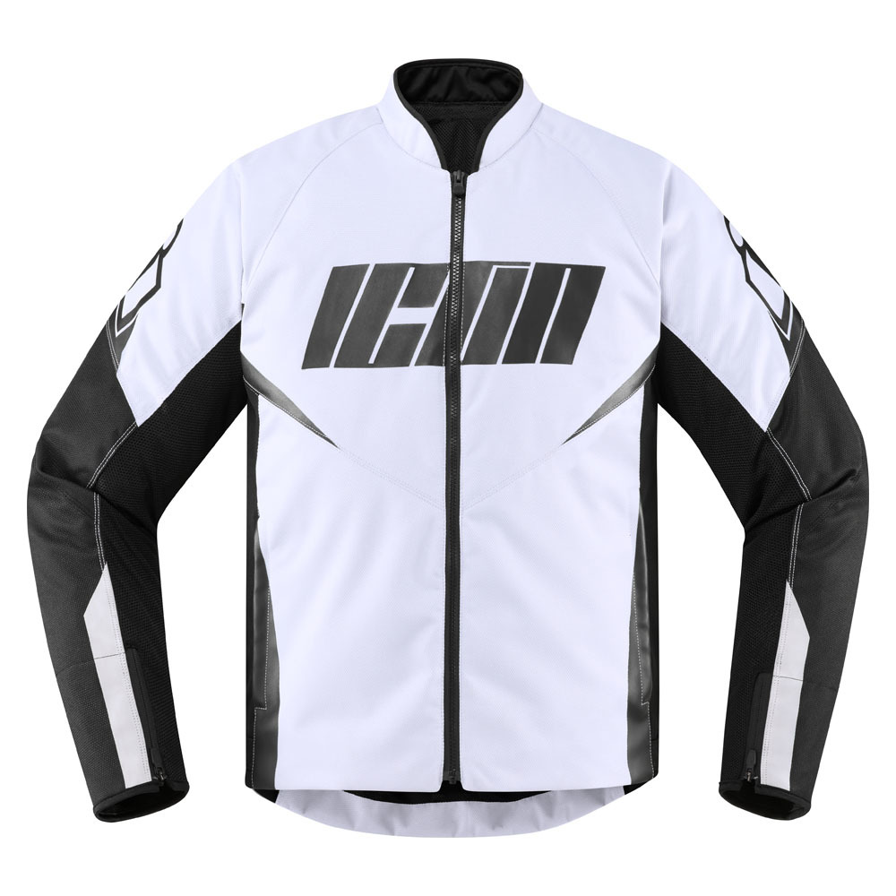icon white leather jacket