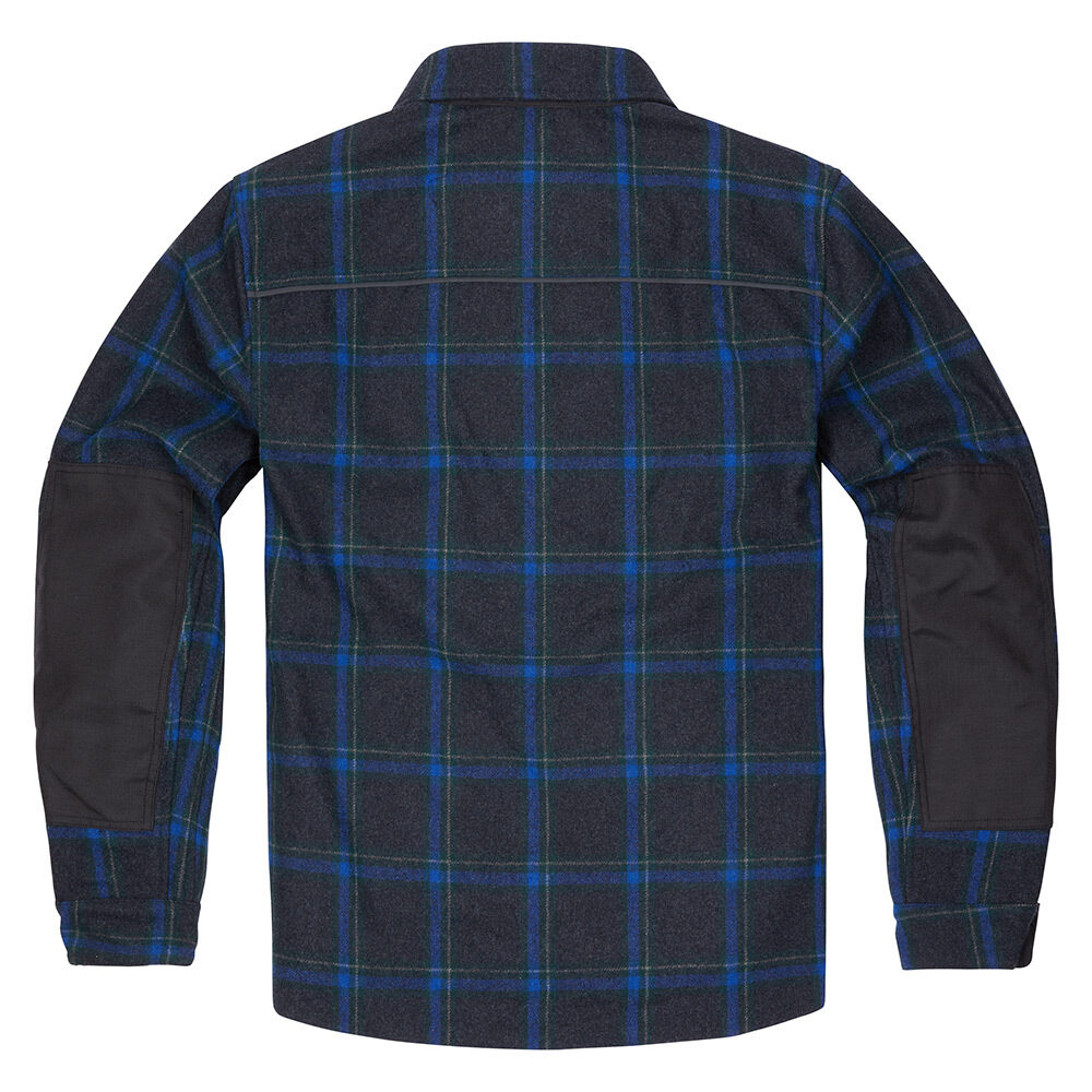 flannel jacket blue