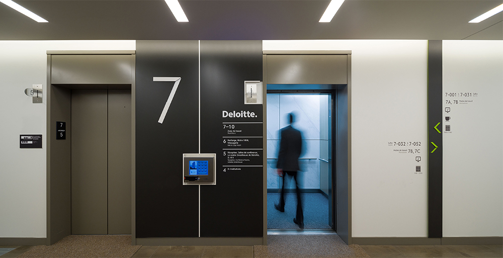 La Tour Deloitte Wayfinding Program,  | International Design Awards Winners