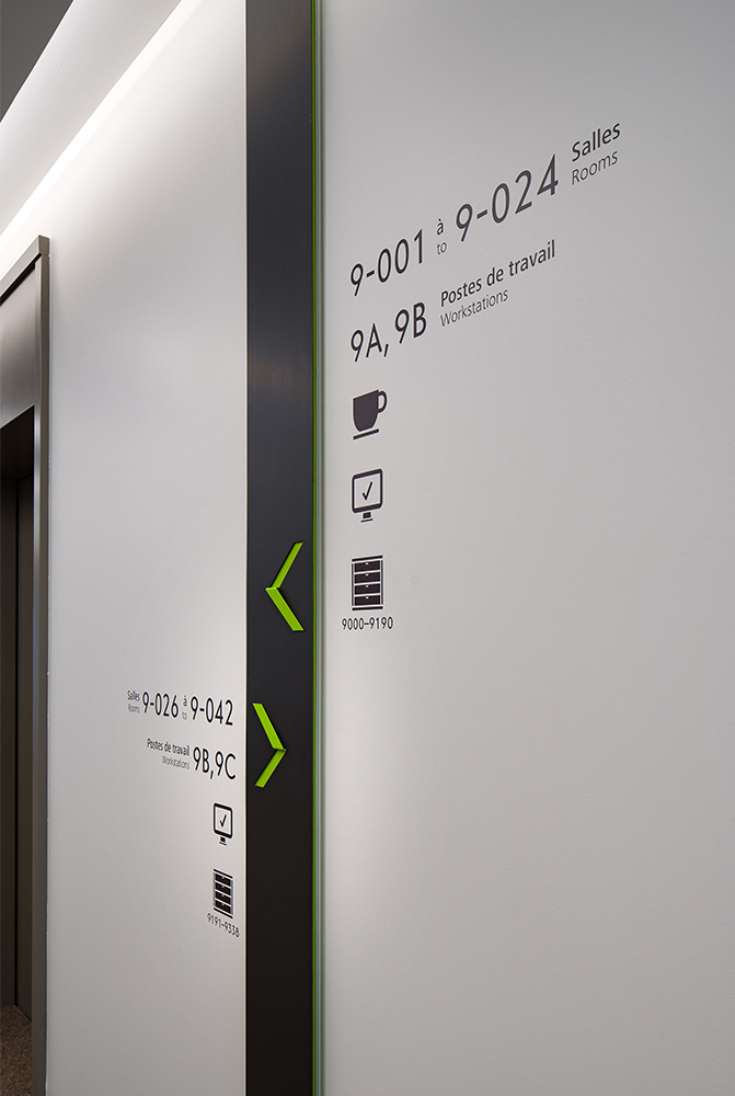 La Tour Deloitte Wayfinding Program,  | International Design Awards Winners