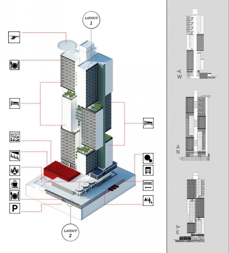 RCubes Hotel,  | International Design Awards Winners