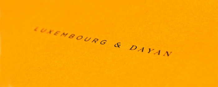 Luxembourg & Dayan- Corporate Identity,  | International Design Awards Winners