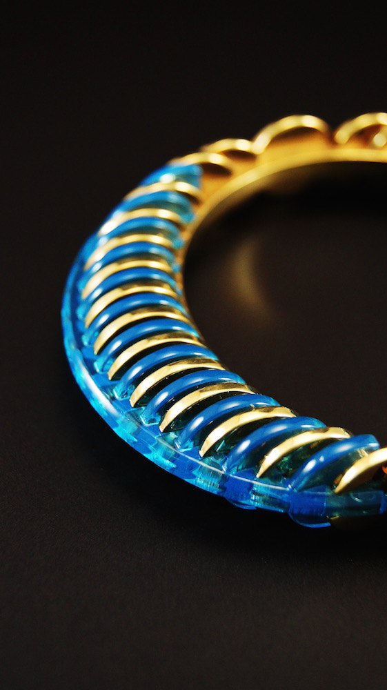 Blue prism bangle,  | International Design Awards Winners