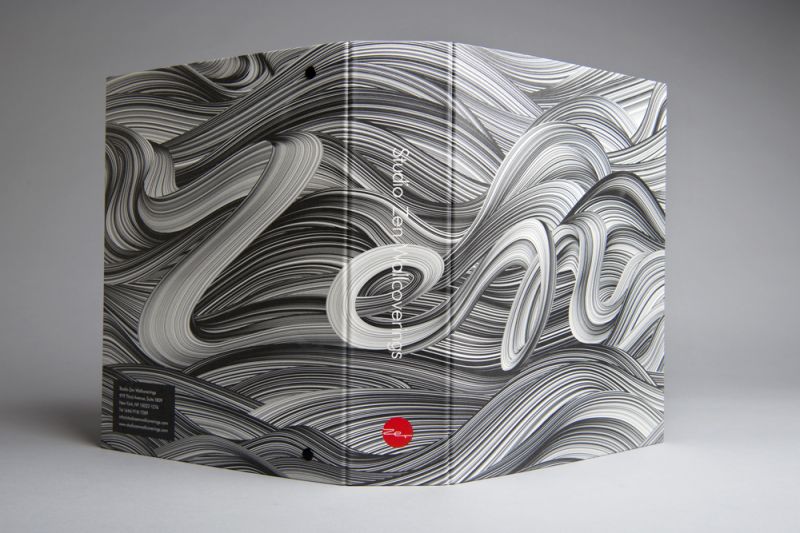 Studio Zen Wallcoverings sample book by Hajime Tsushima, Tsushima