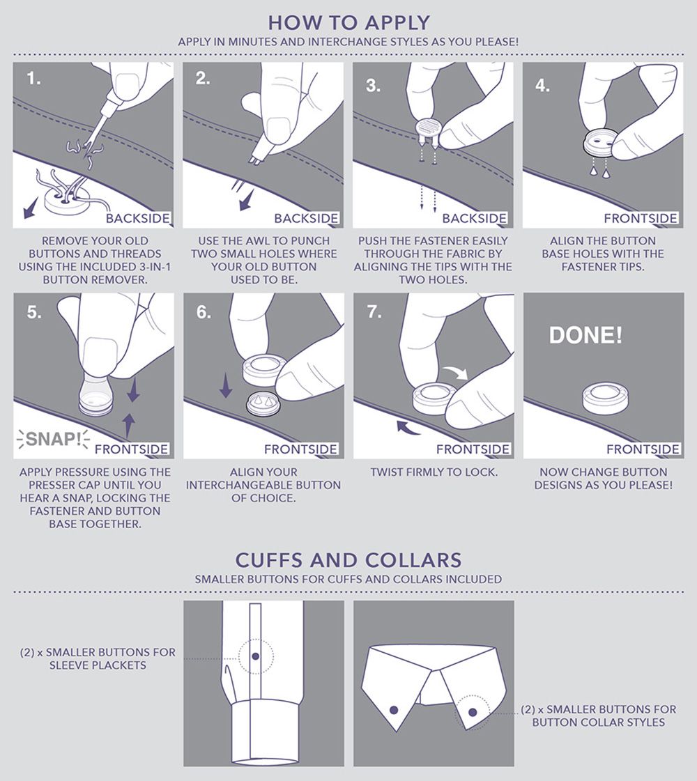 Auxilry Interchangeable Button System, Auxiliare International LLC | International Design Awards Winners