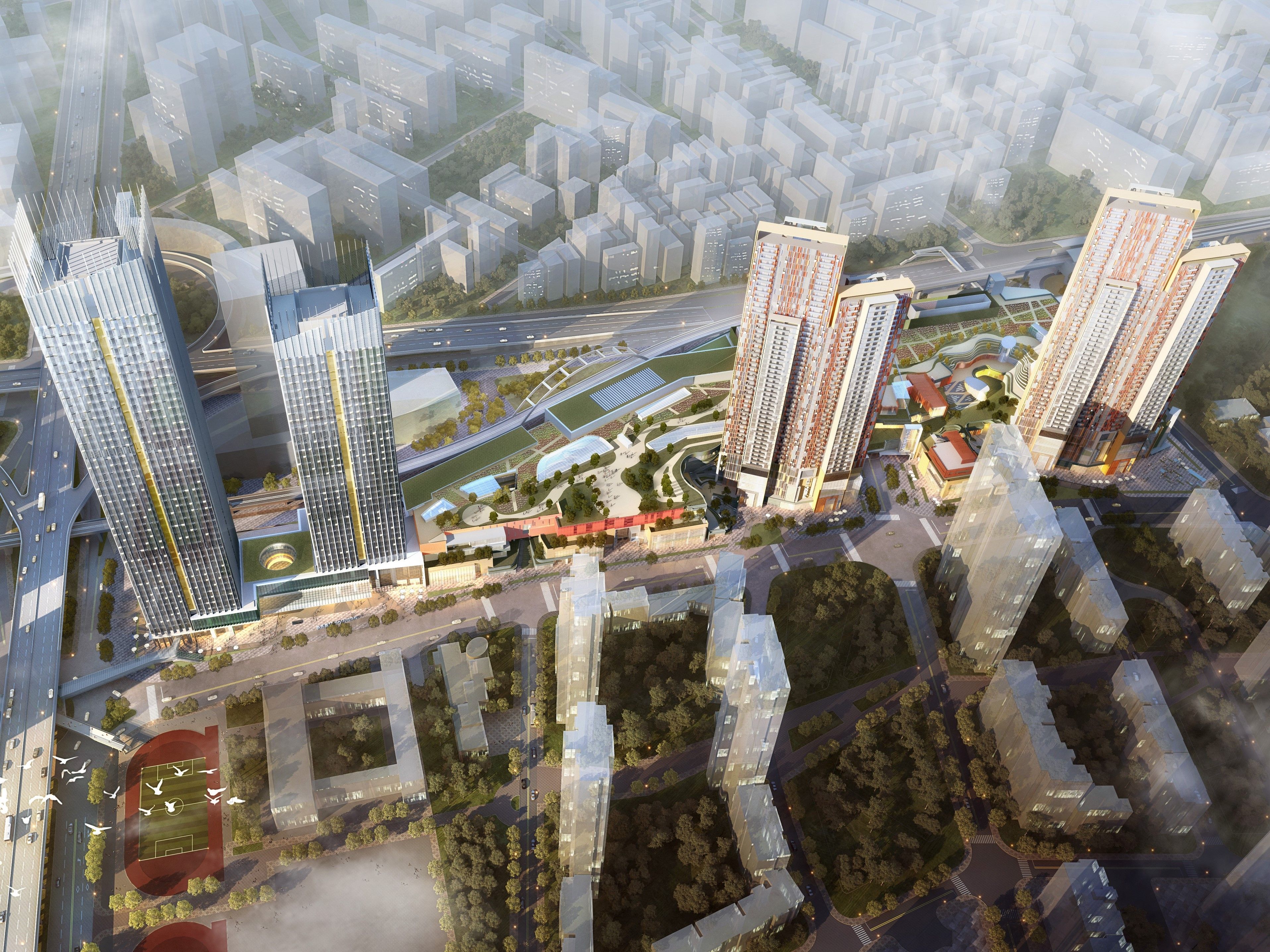 Wuhan Park Place, 5+Design | International Design Awards Winners