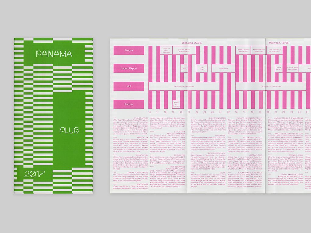 Panama Plus Festival Visual Identity, Moby Digg | International Design Awards Winners