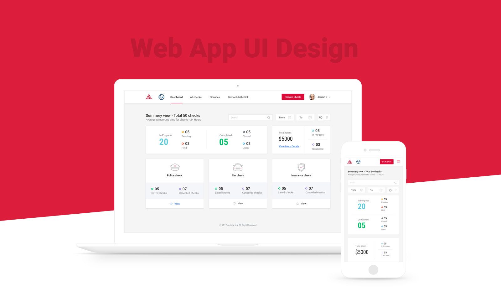 UX UI Design for AuthNTick - Web application , Prismic Reflections Web Solutions Llp | International Design Awards Winners