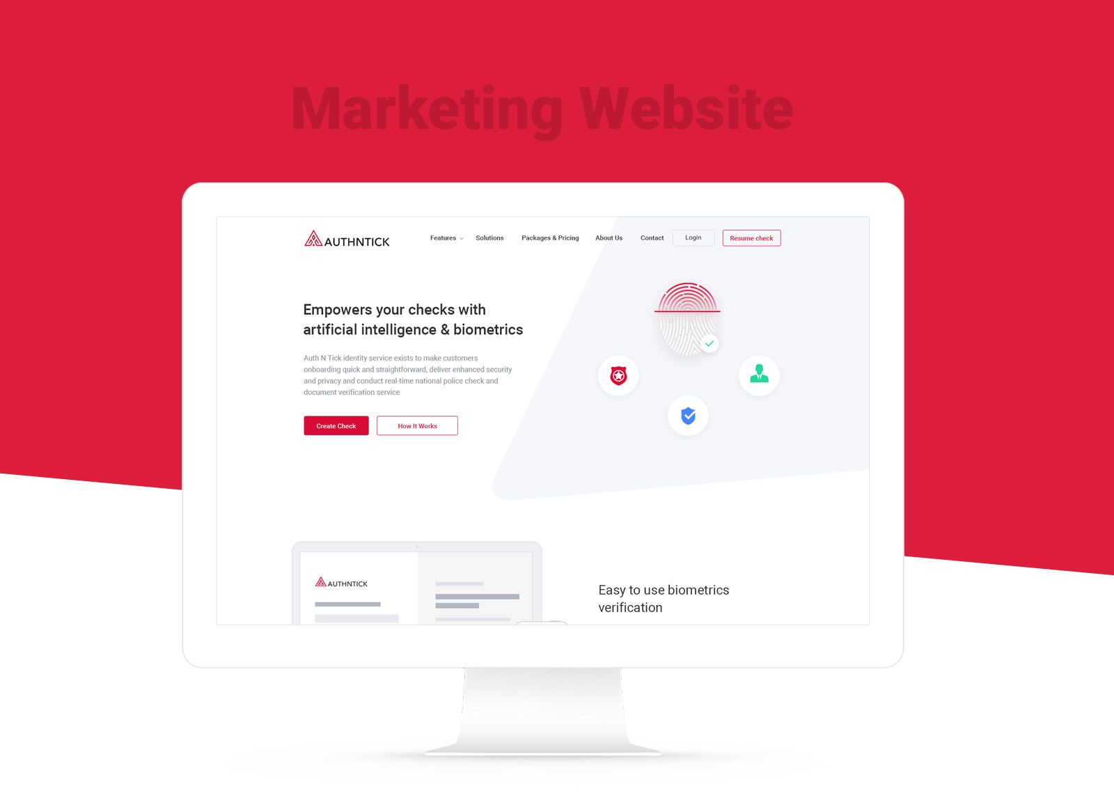 UX UI Design for AuthNTick - Web application , Prismic Reflections Web Solutions Llp | International Design Awards Winners