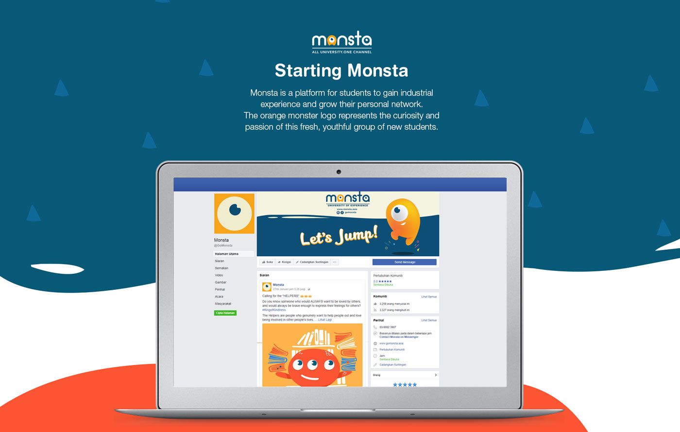 Monsta Social Campaign, Studio Behind Ninety Sdn Bhd | International Design Awards Winners