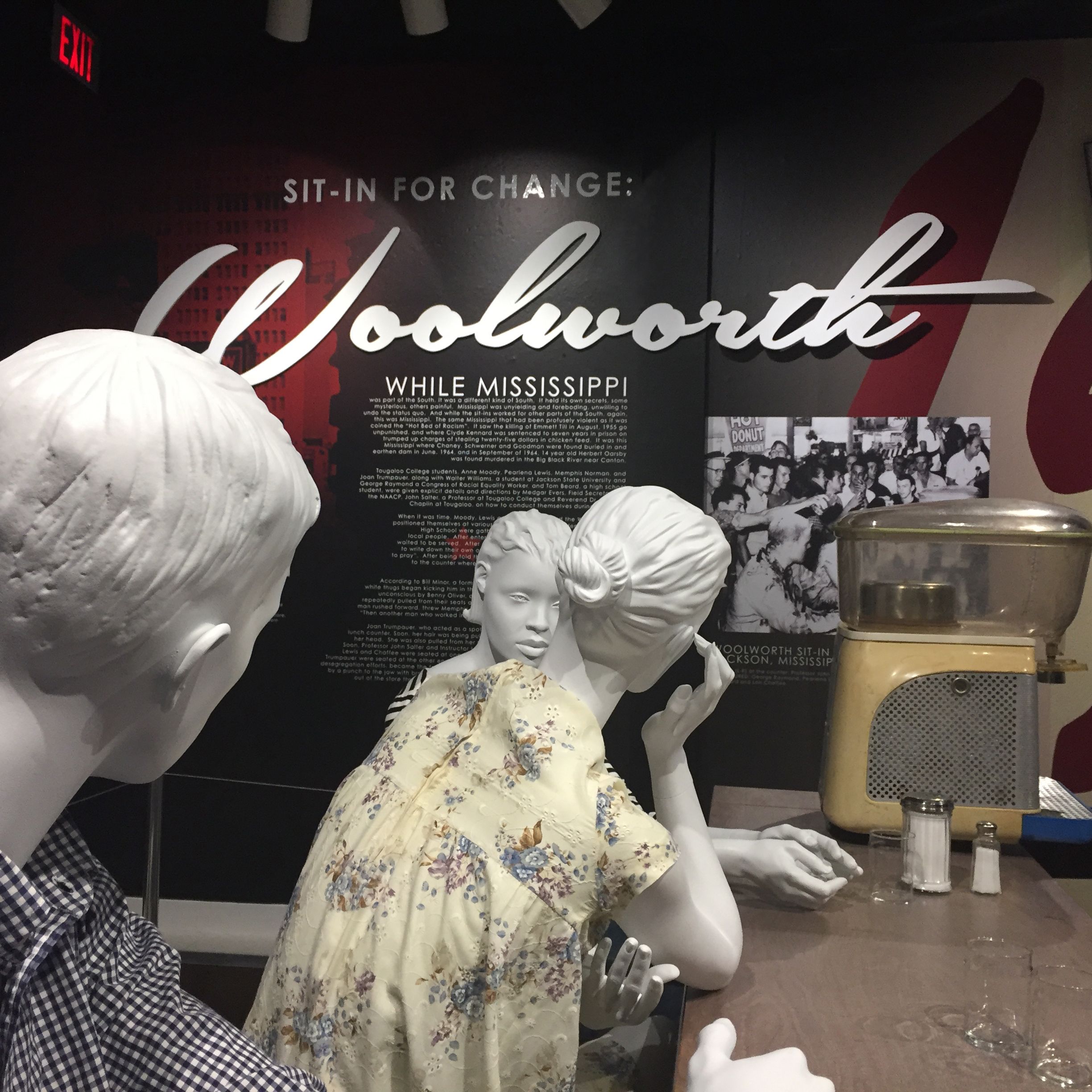 Sit-In For Change: Woolworth 1963 Permanent Exhibit Installation, Blakstarr | International Design Awards Winners