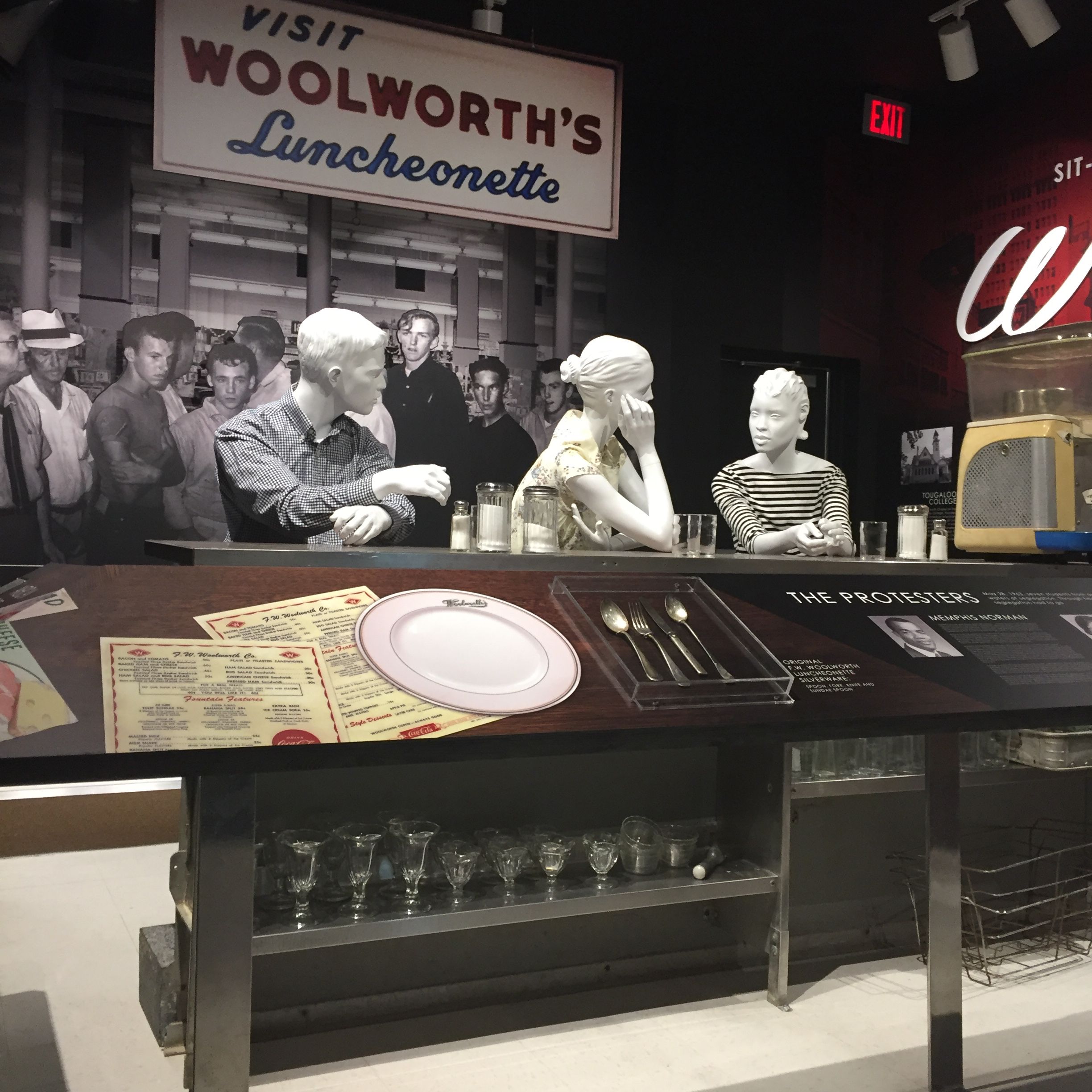 Sit-In For Change: Woolworth 1963 Permanent Exhibit Installation, Blakstarr | International Design Awards Winners