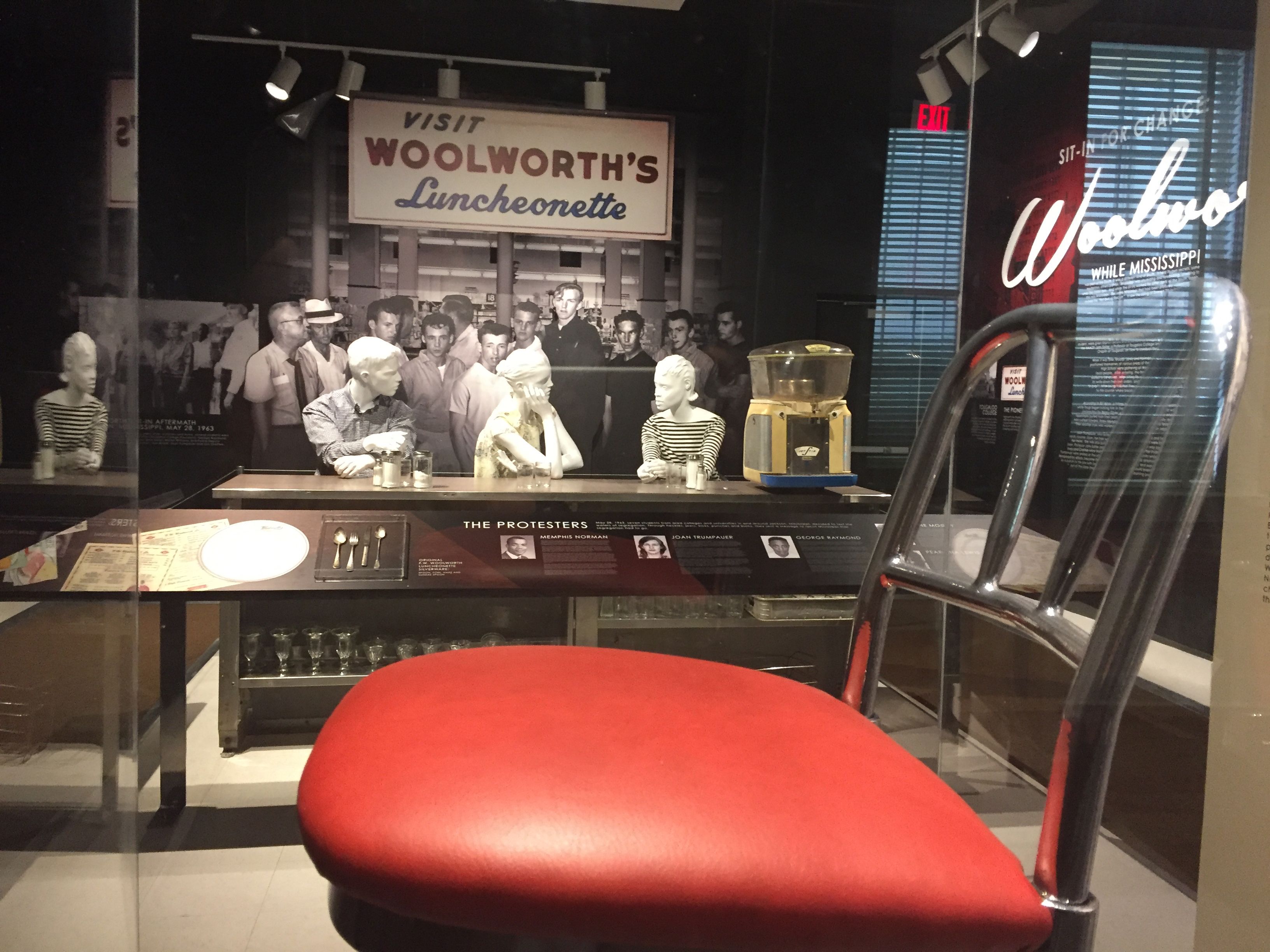 Sit-In For Change: Woolworth 1963 Permanent Exhibit Installation, Blakstarr | International Design Awards Winners