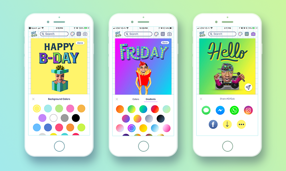 GifGab App, JibJab | International Design Awards Winners