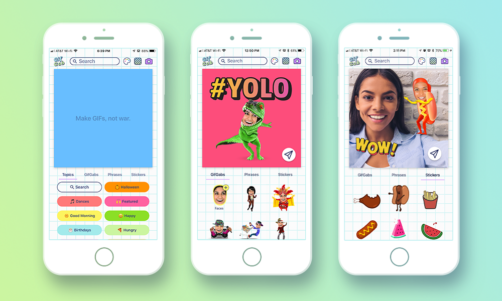 GifGab App, JibJab | International Design Awards Winners