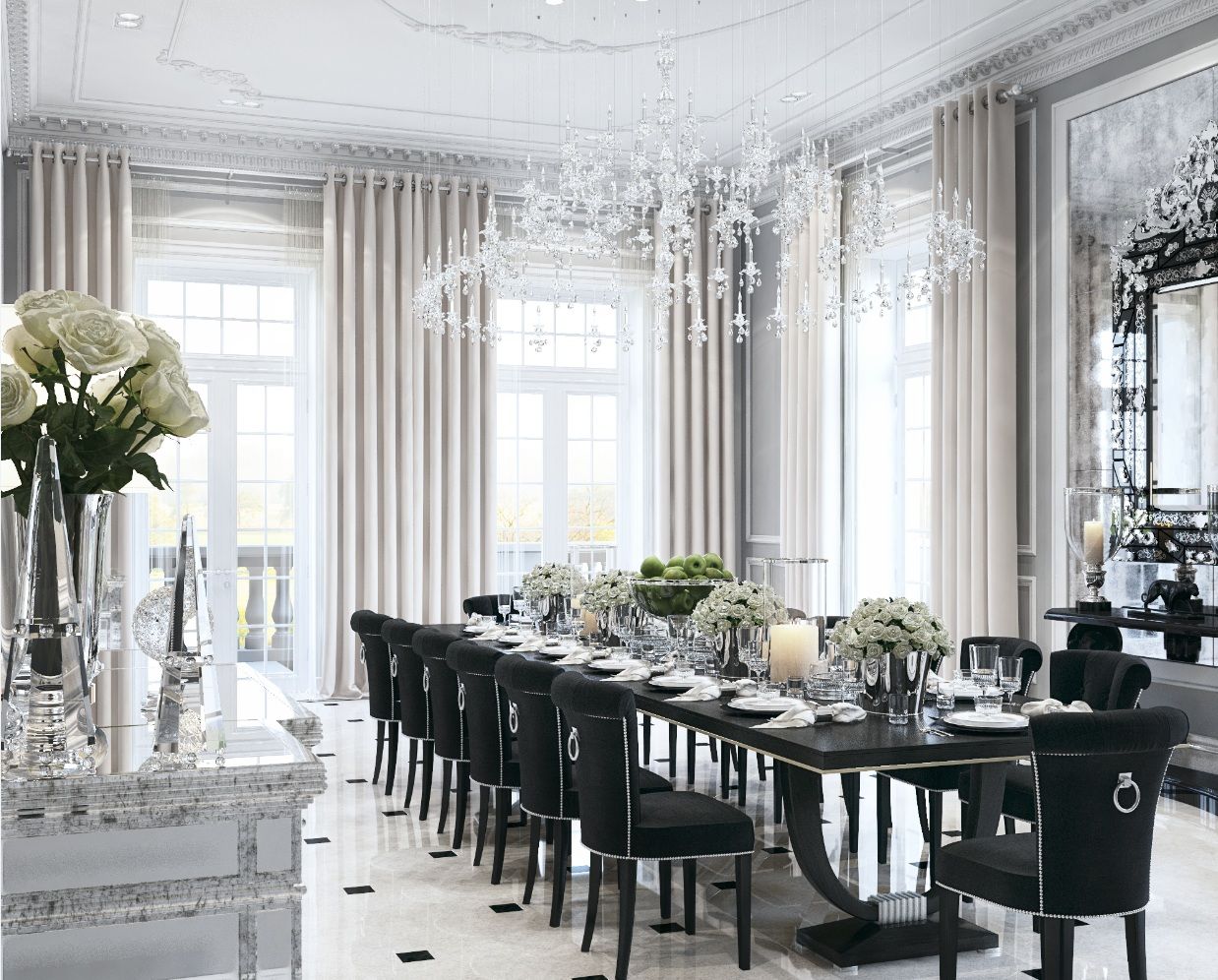 Residence in “Beaux Arts” Style project, MKDEZIGNS | International Design Awards Winners