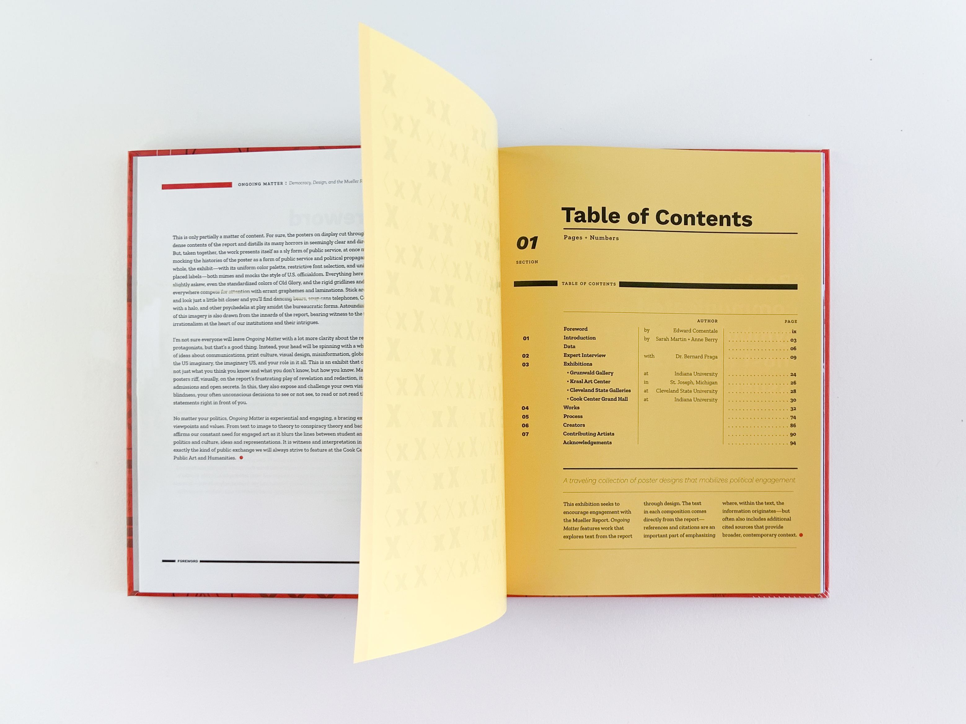 Ongoing Matter Catalogue Design, Sarah Martin Designs | International Design Awards Winners