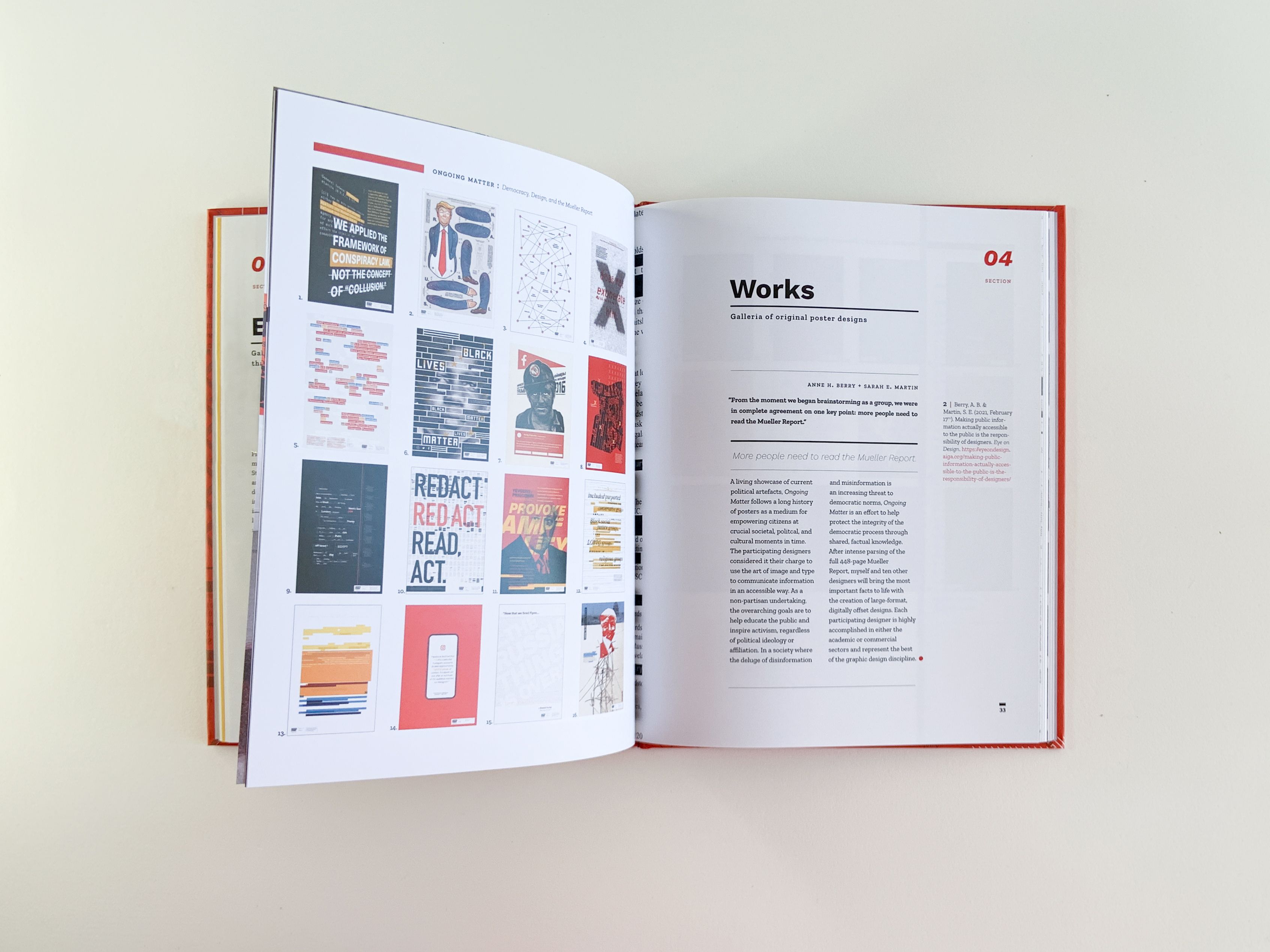 Ongoing Matter Catalogue Design, Sarah Martin Designs | International Design Awards Winners