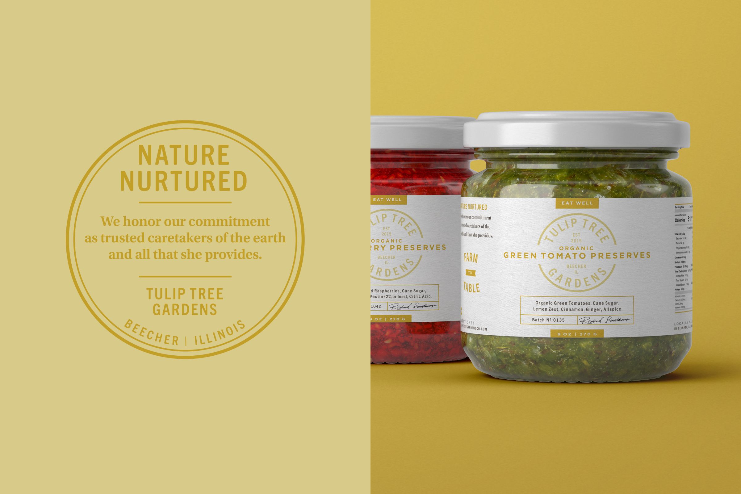 Tulip Tree Gardens Brand, +Intention | International Design Awards Winners