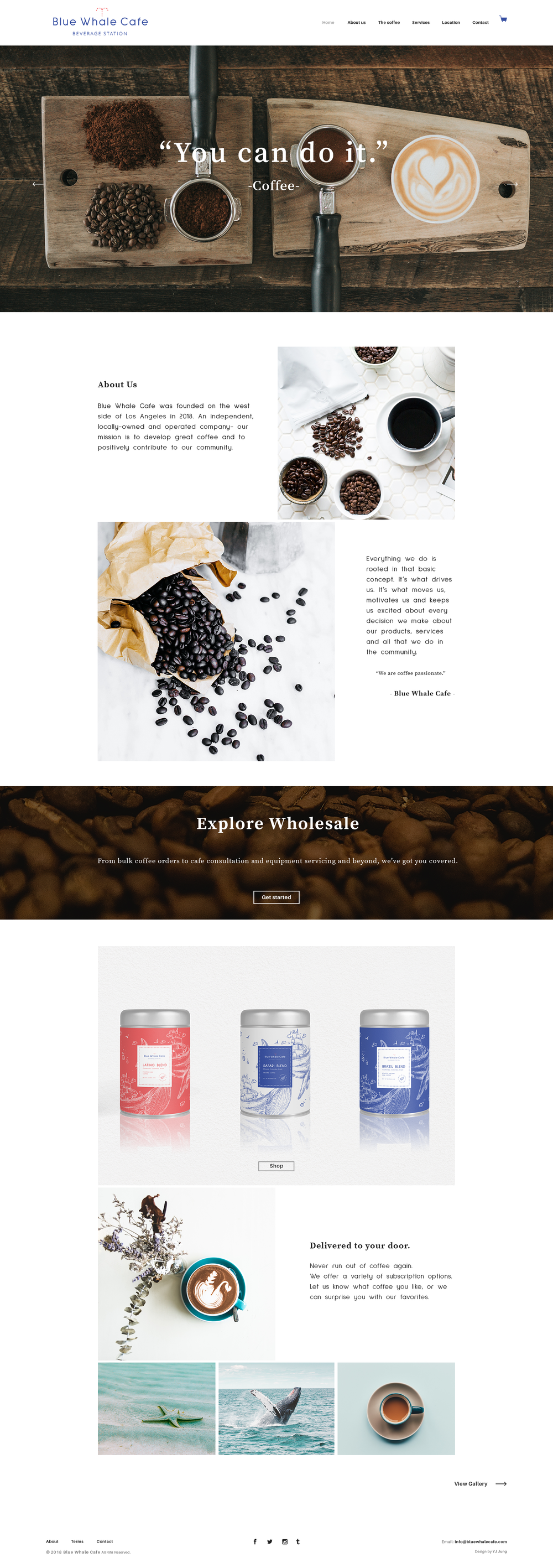 Blue Whale Cafe,  | International Design Awards Winners