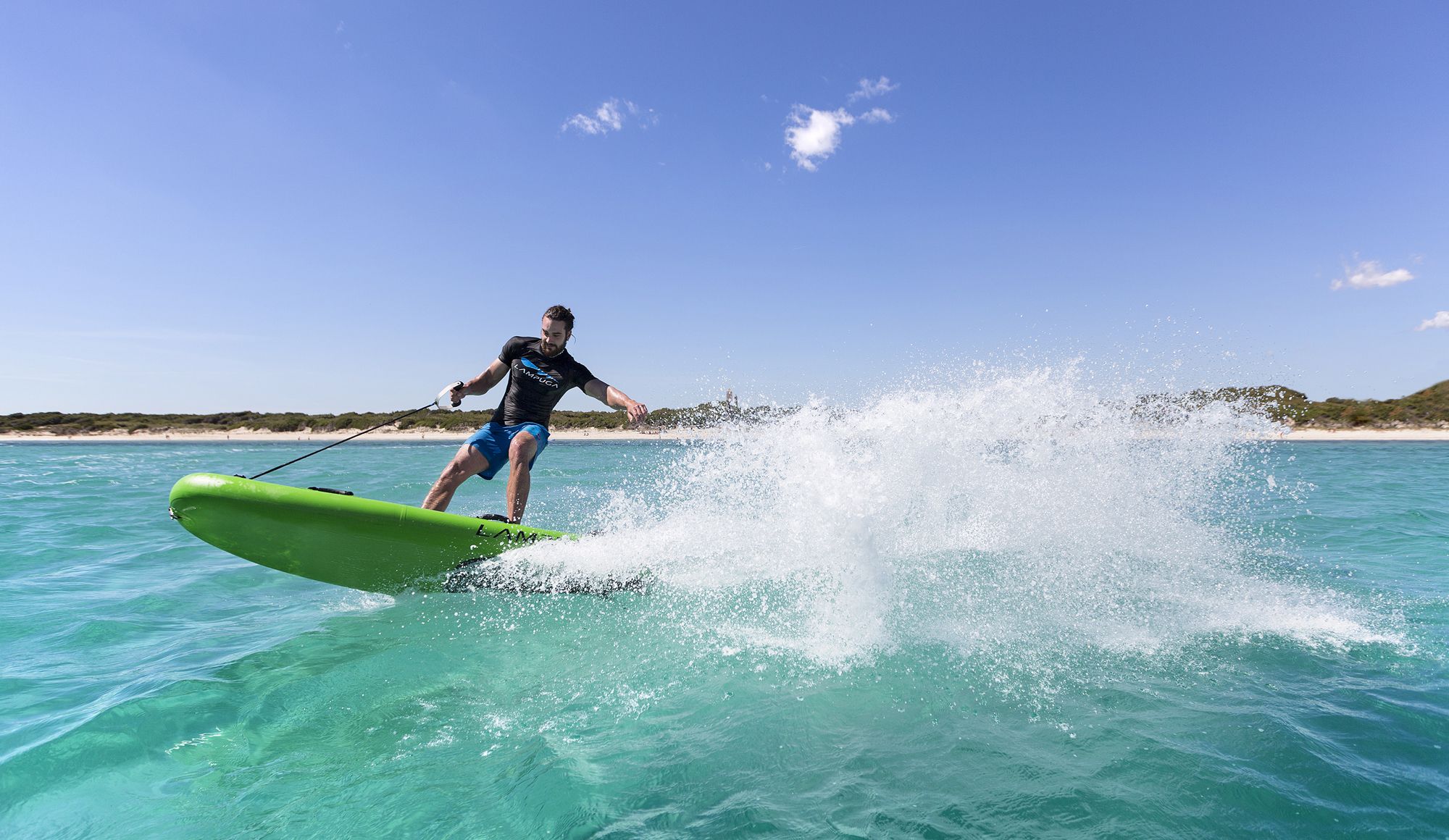 Lampuga Air - The Inflatable Electro-Jet Surfboard, Schweizer Design Consulting GmbH | International Design Awards Winners