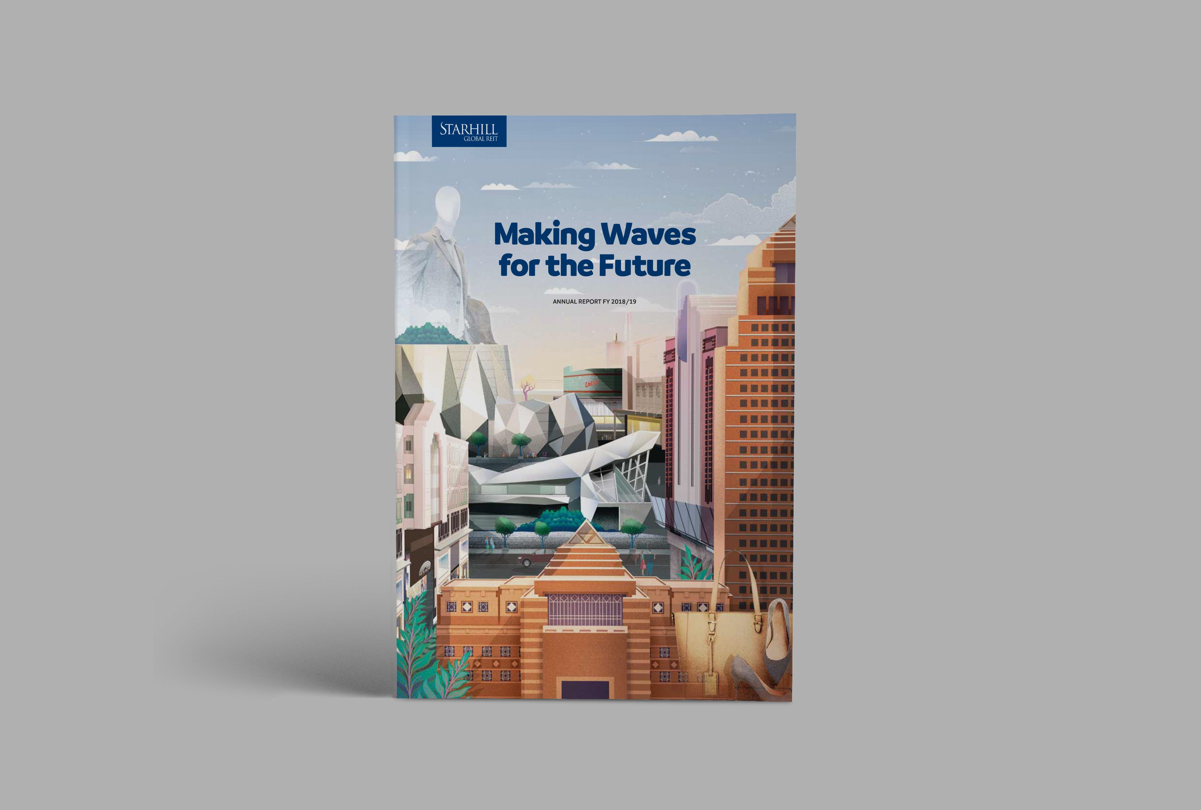 Annual Report 2018/2019, Starhill Global REIT / C2 Design Studio Pte Ltd | International Design Awards Winners