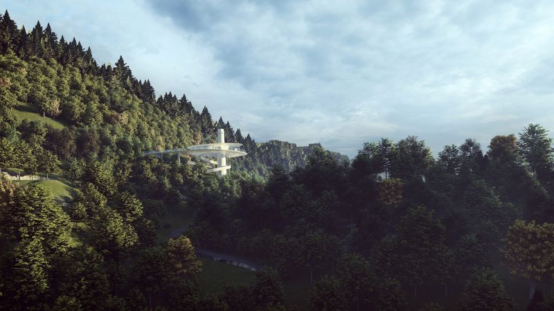 Viewing Platform Under the Moon of Seven Villages, Archermit | International Design Awards Winners