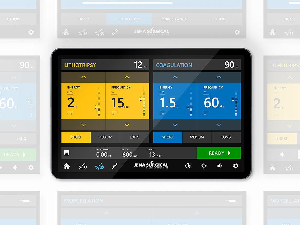 User Interface for prostate enucleation, Wolfram Designer und Ingenieure | International Design Awards Winners