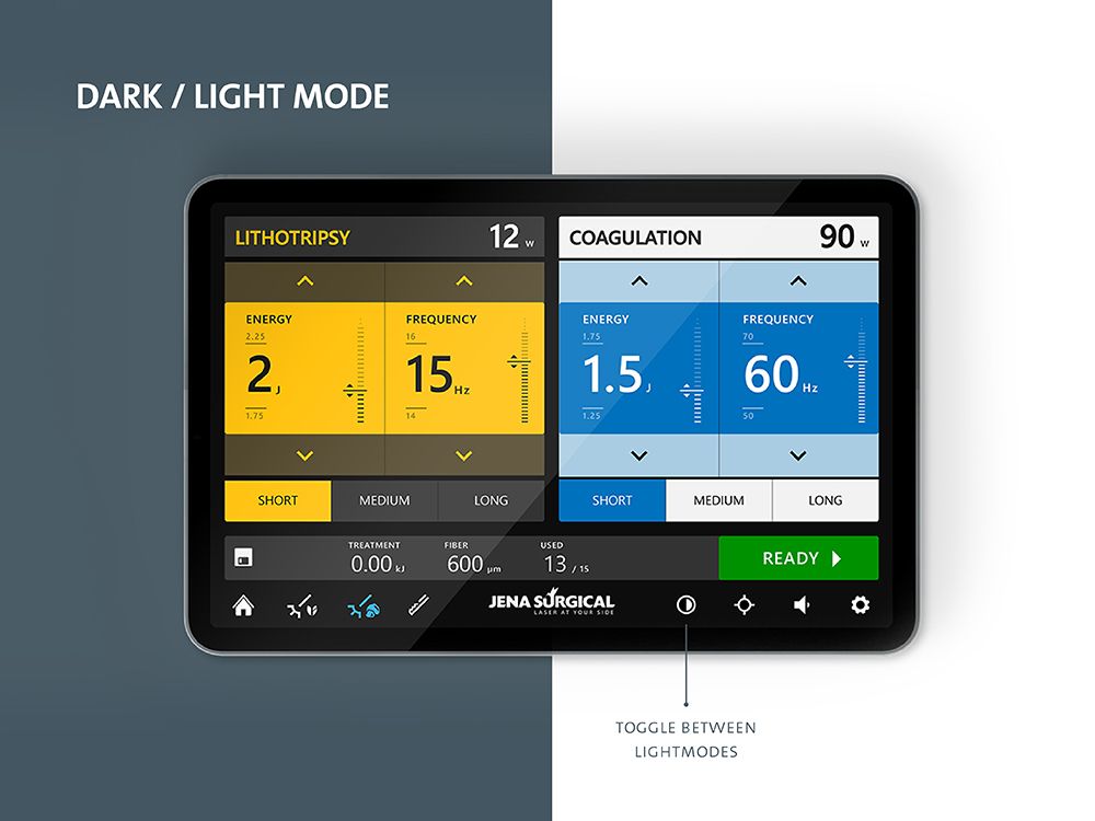 User Interface for prostate enucleation, Wolfram Designer und Ingenieure | International Design Awards Winners