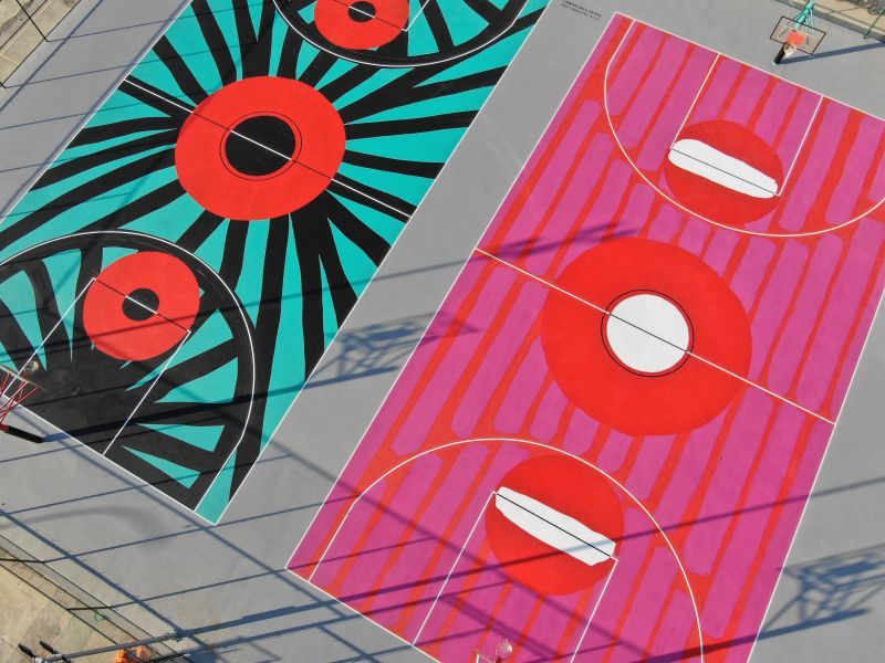 Art Basketball Court by Yi Shueh Lee, 4Cus Creative International