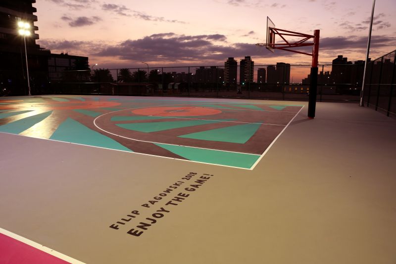 Art Basketball Court by Yi Shueh Lee, 4Cus Creative International