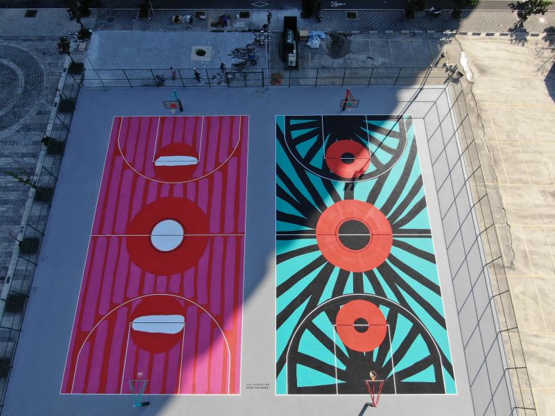 Art Basketball Court by Yi Shueh Lee, 4Cus Creative International
