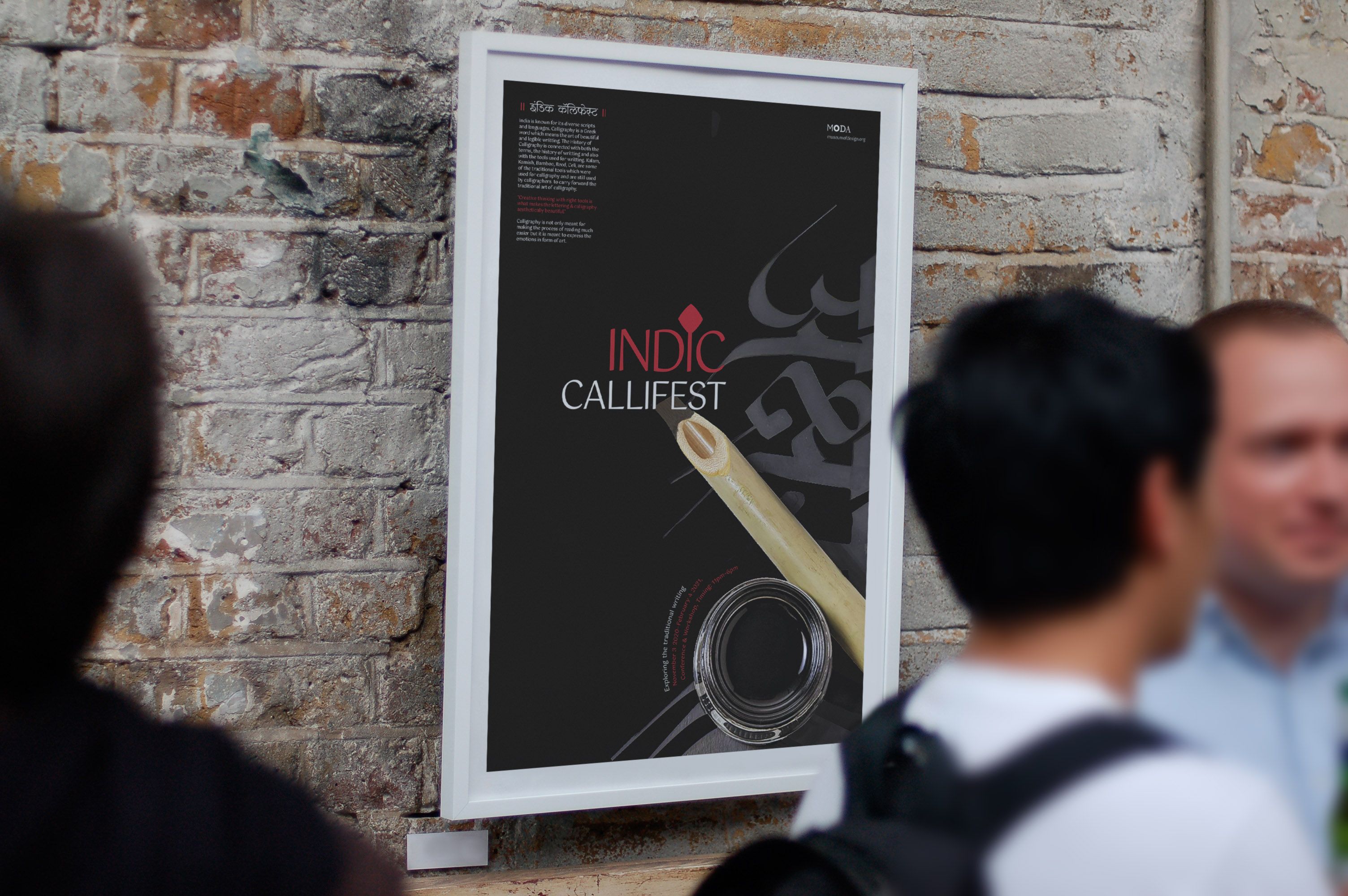 Series of Calligraphic Event Poster - Indic Callifest,  | International Design Awards Winners