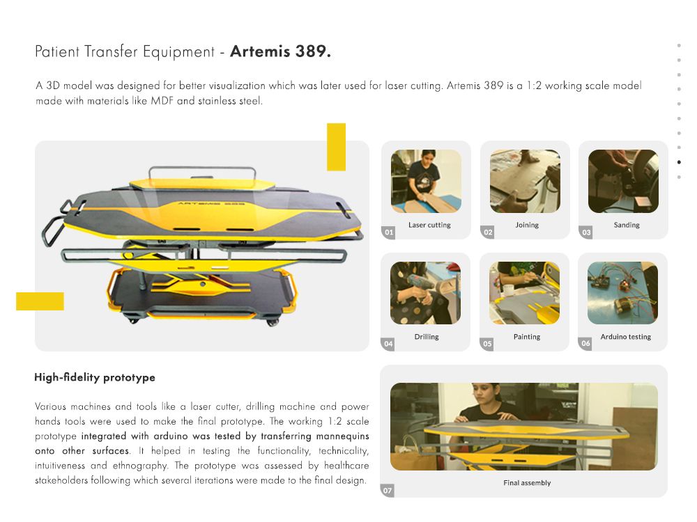 Artemis 389 - Patient Transfer Equipment,  | International Design Awards Winners