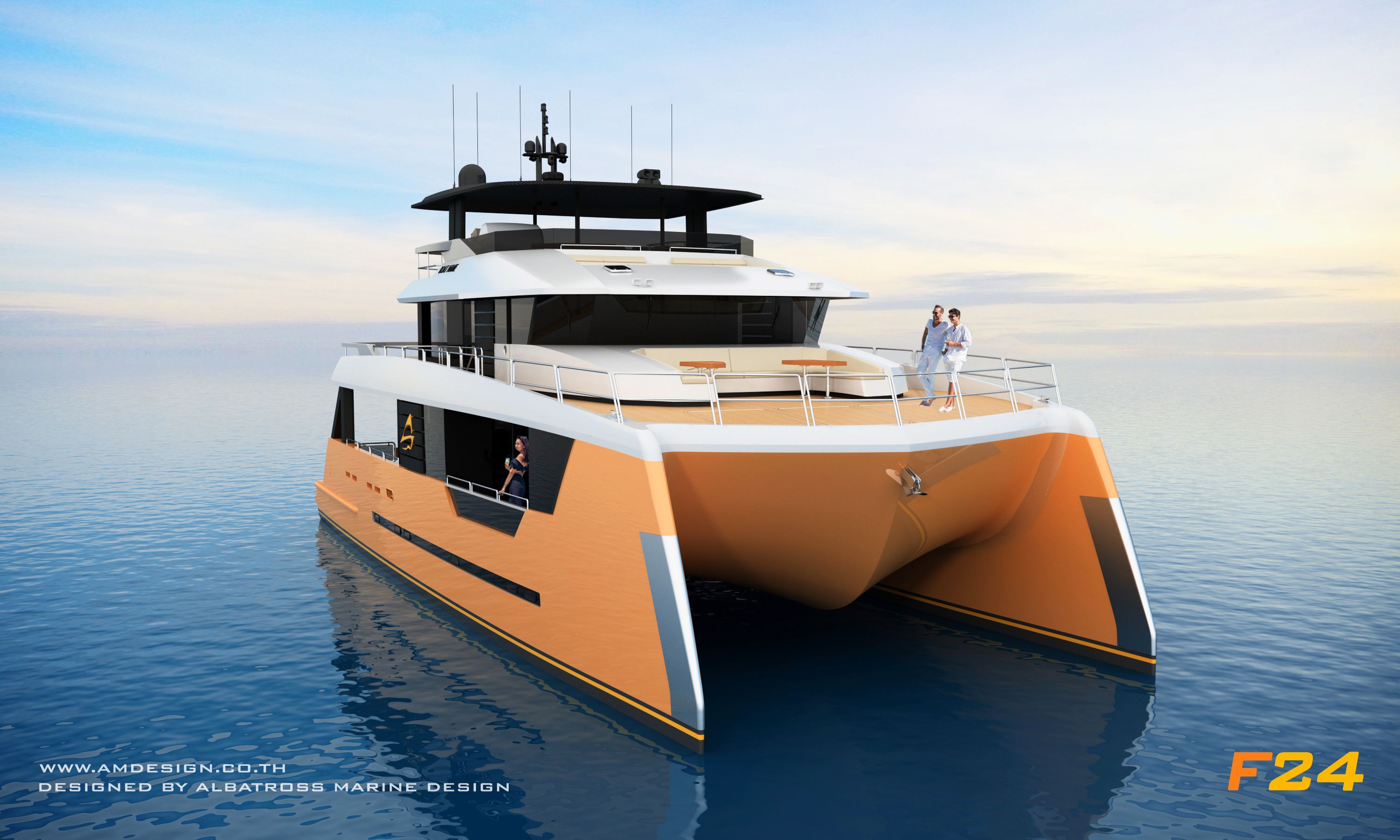 F24 CATAMARAN YACHT, Albatross Marine Design | International Design Awards Winners