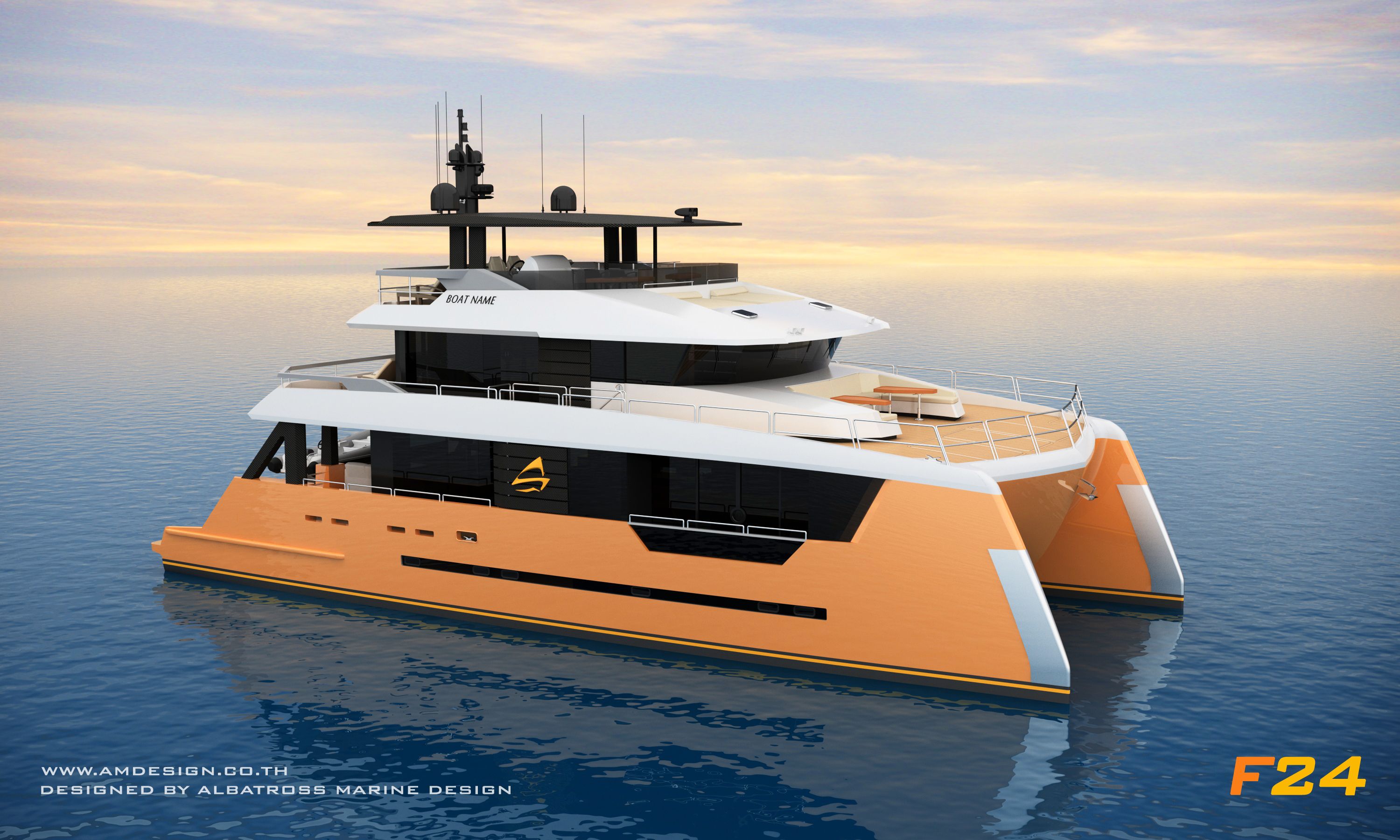 F24 CATAMARAN YACHT, Albatross Marine Design | International Design Awards Winners