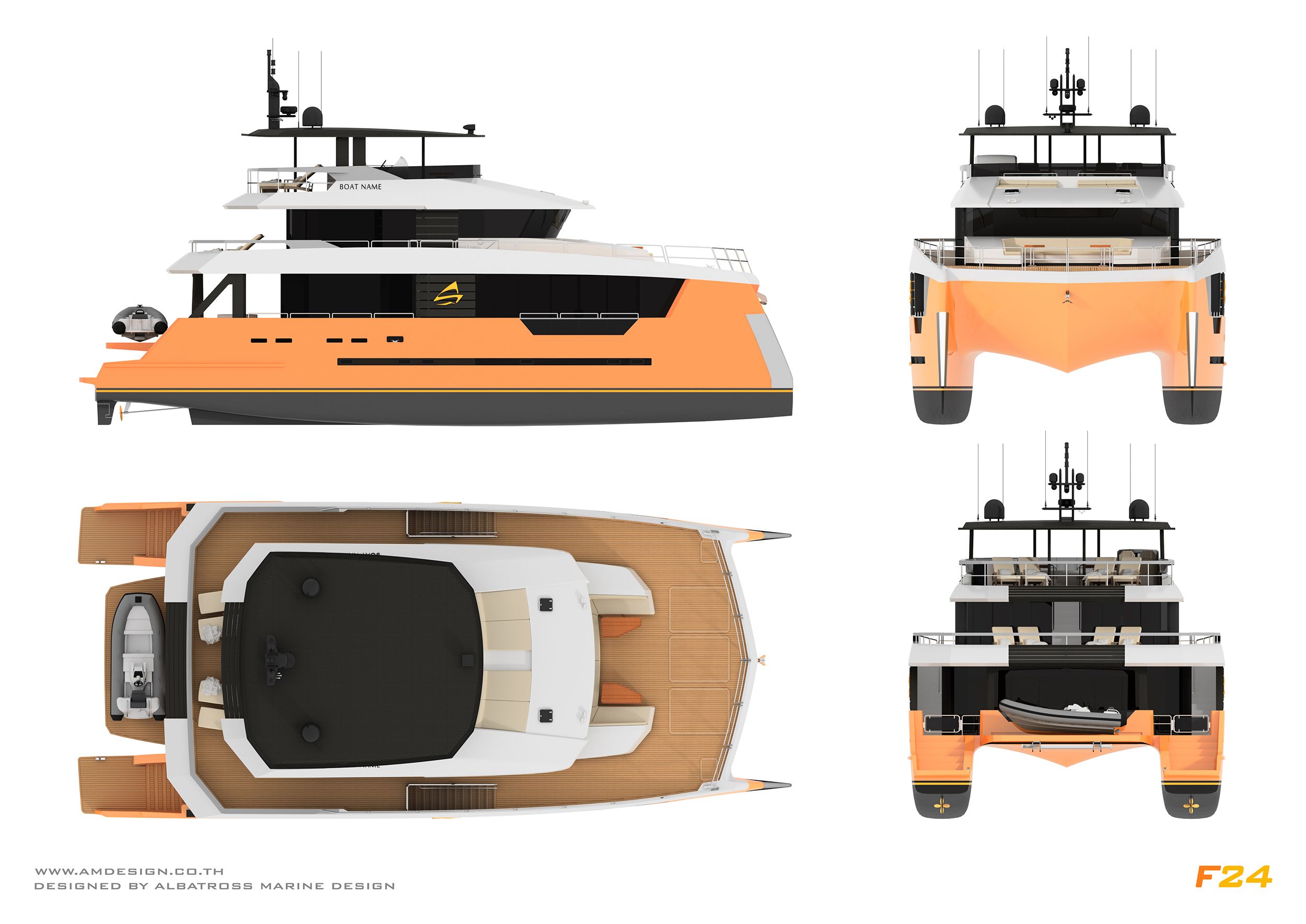 F24 CATAMARAN YACHT, Albatross Marine Design | International Design Awards Winners