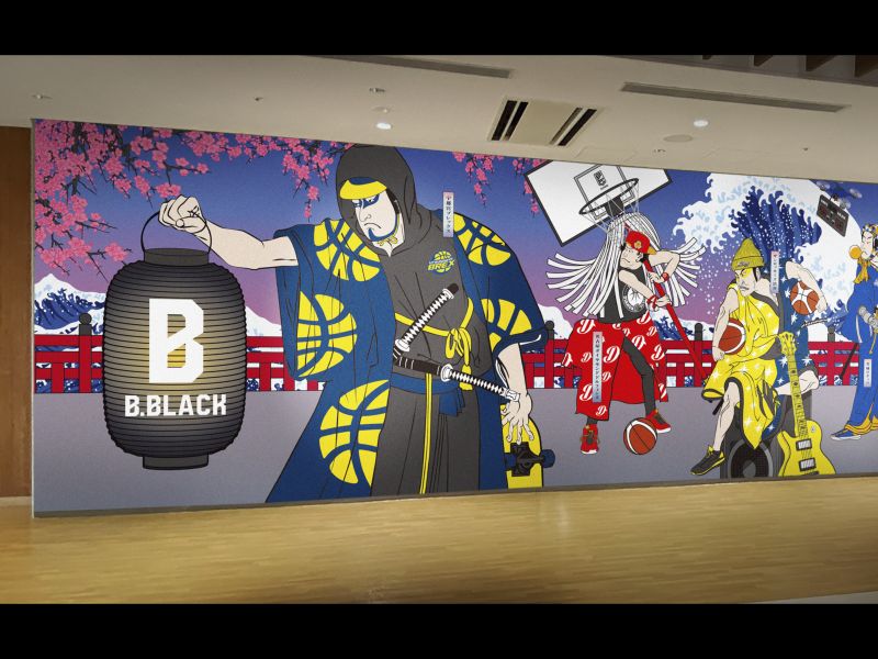 B.LEAGUE  ALL STAR GAME 2021  VENUE GRAPHICS, Sony Music Solutions | International Design Awards Winners