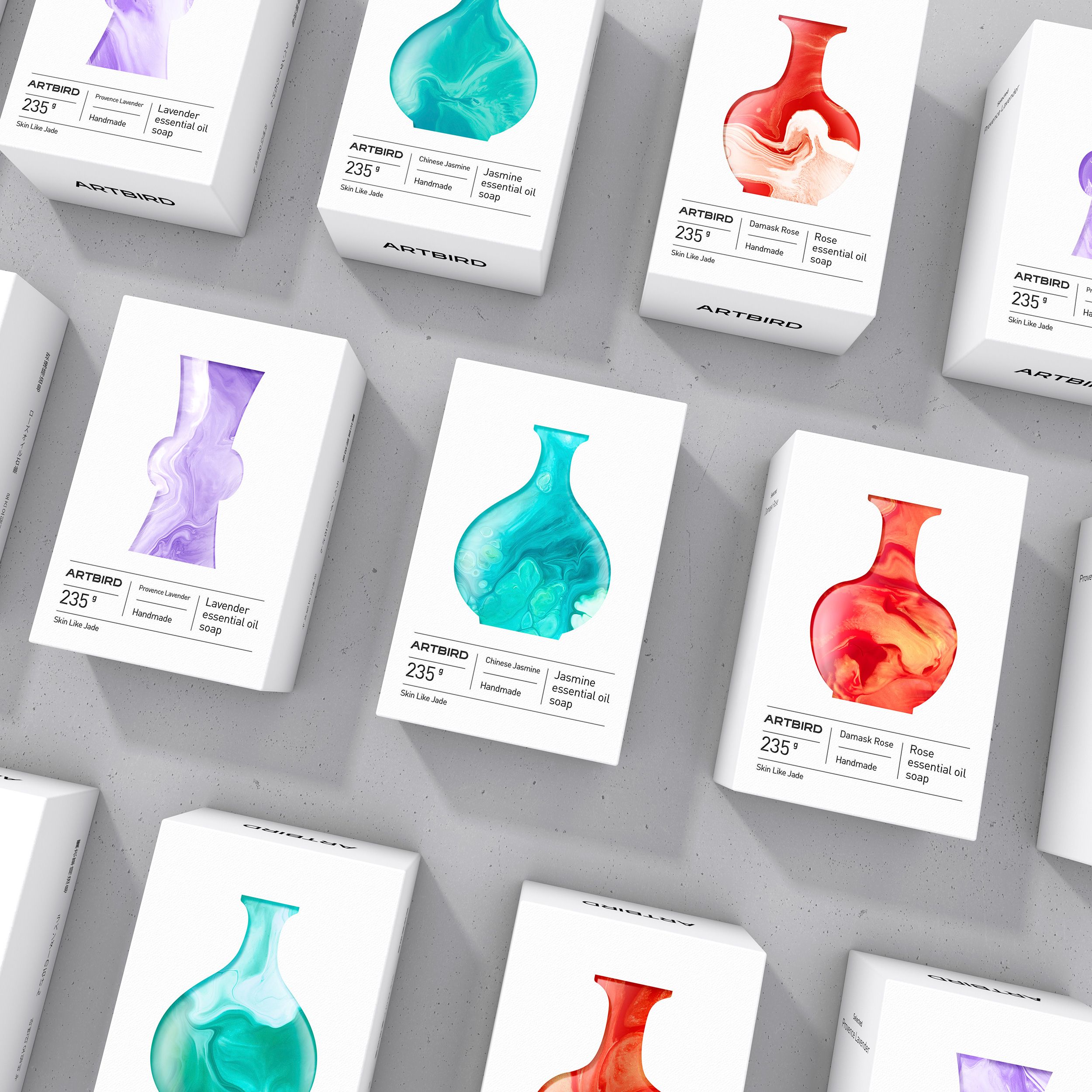 ARTBIRD manual soap packaging design, Hou Zhangyong Packaging Design | International Design Awards Winners