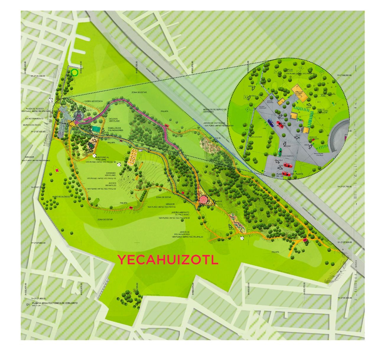 Santa Catarina-Yecahuitzotl,  Secretaria De Medio Ambiente / Tecnosfera-Bruno Jarhani / Talleres Ordaz /Ankar | International Design Awards Winners