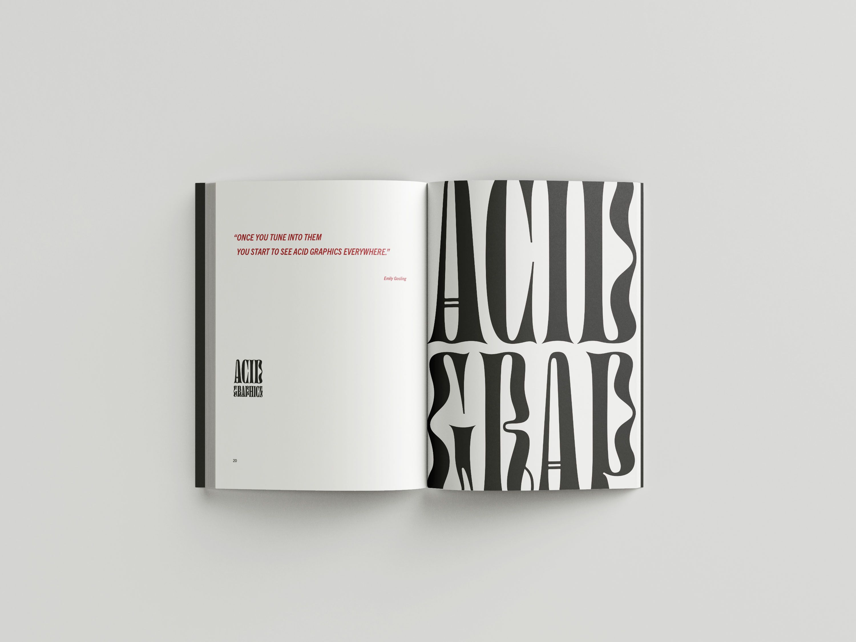 Acid Graphic Exhibition Catalog,  | International Design Awards Winners