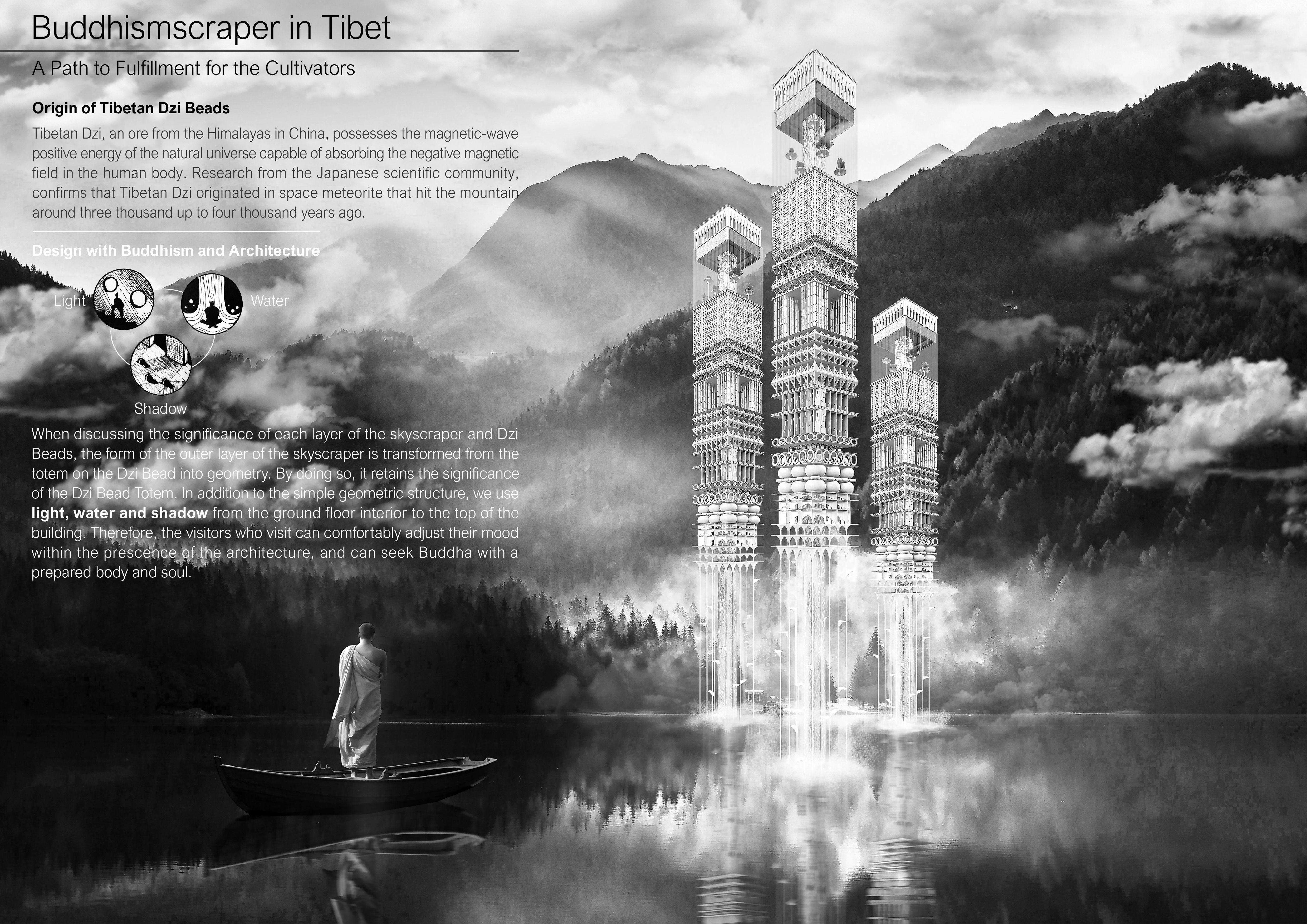 Buddhismscraper in Tibet,  | International Design Awards Winners