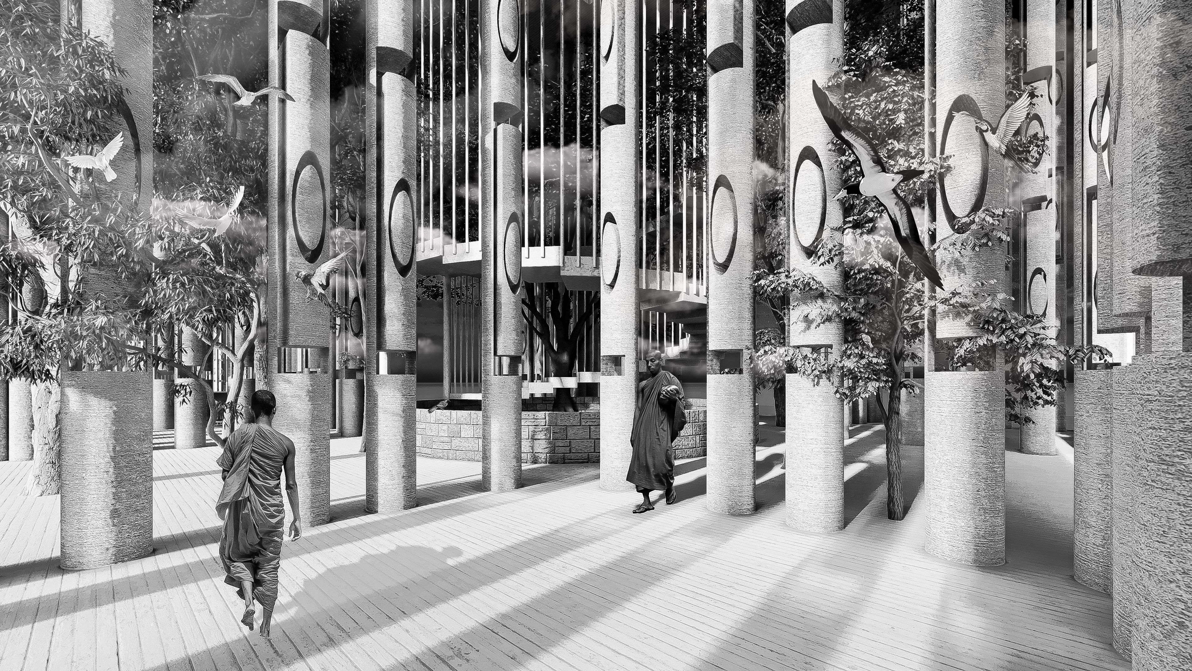 Buddhismscraper in Tibet,  | International Design Awards Winners