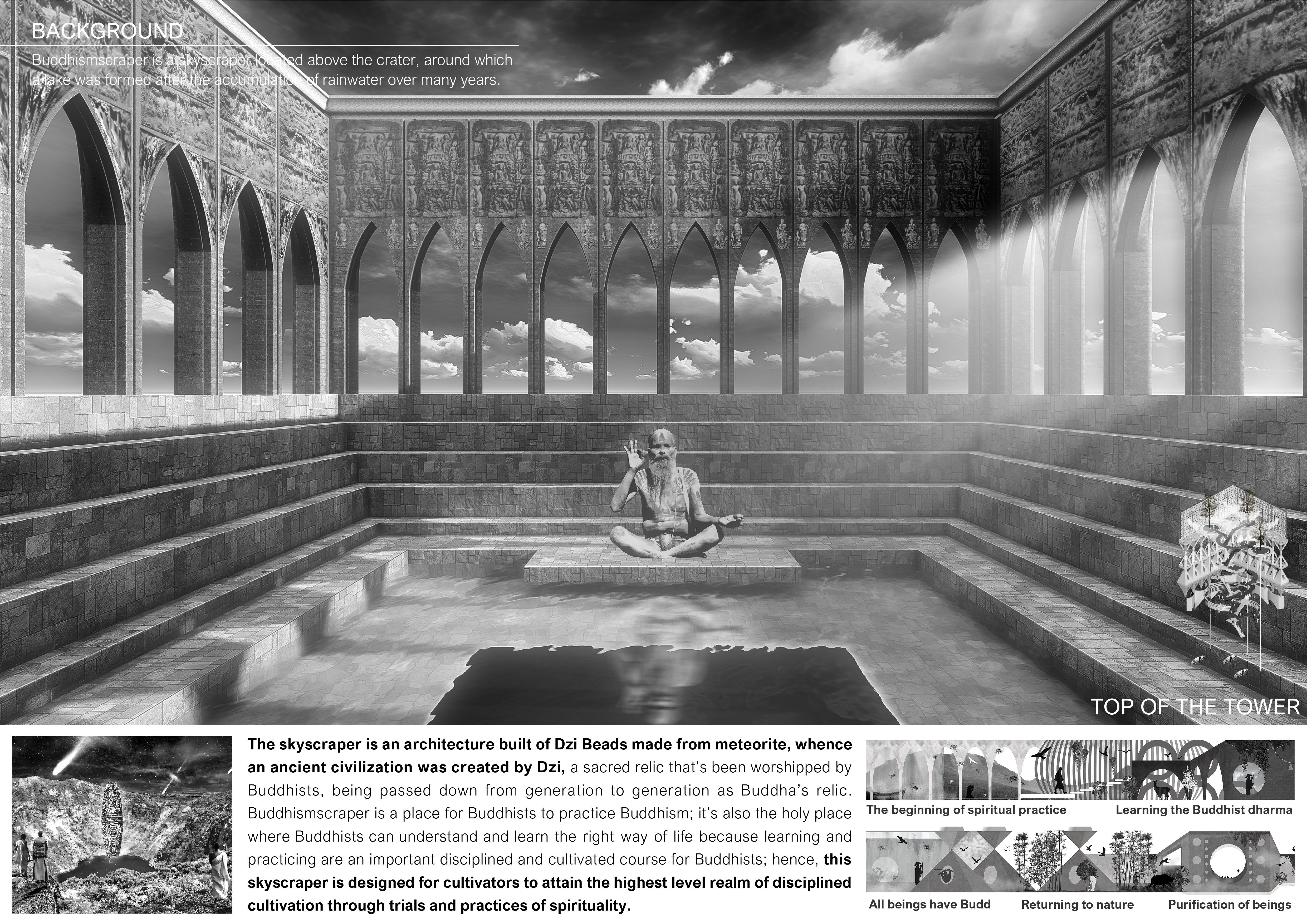 Buddhismscraper in Tibet,  | International Design Awards Winners