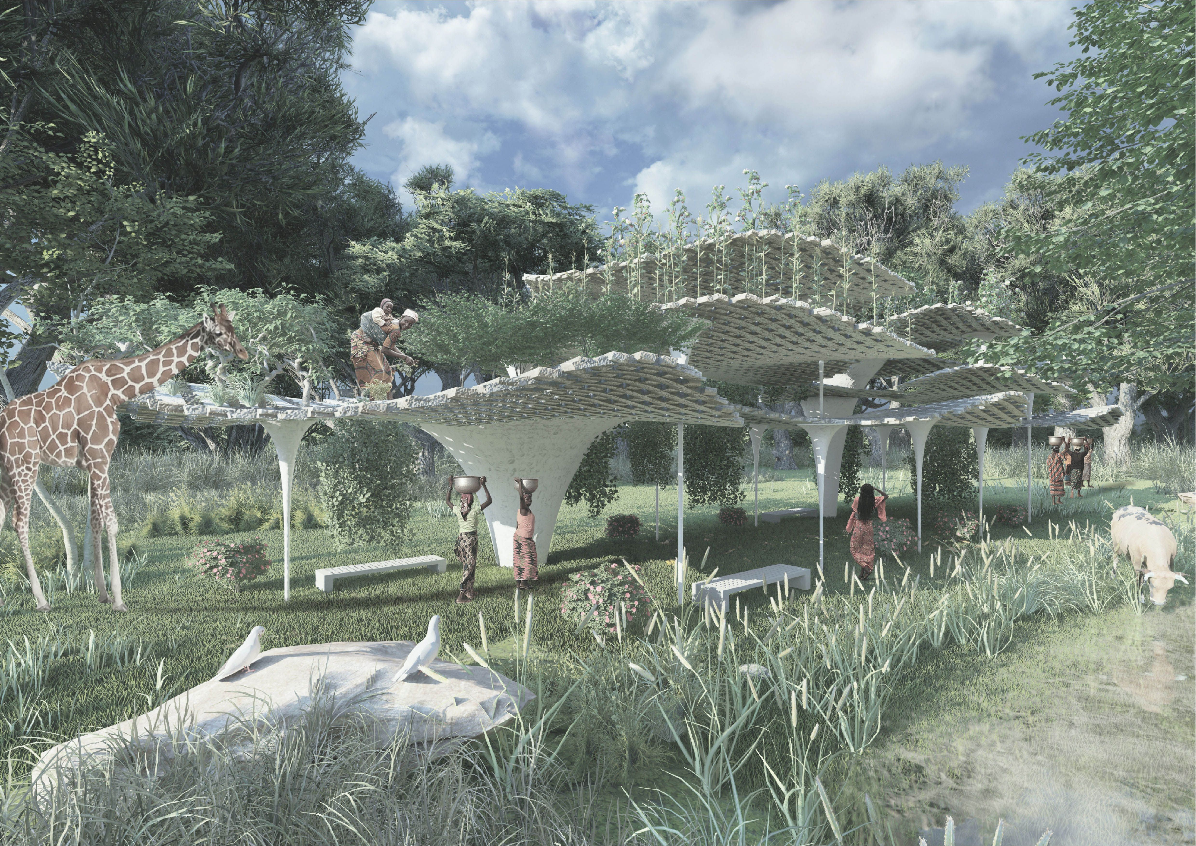 The Biomimetic Pavilions,  | International Design Awards Winners