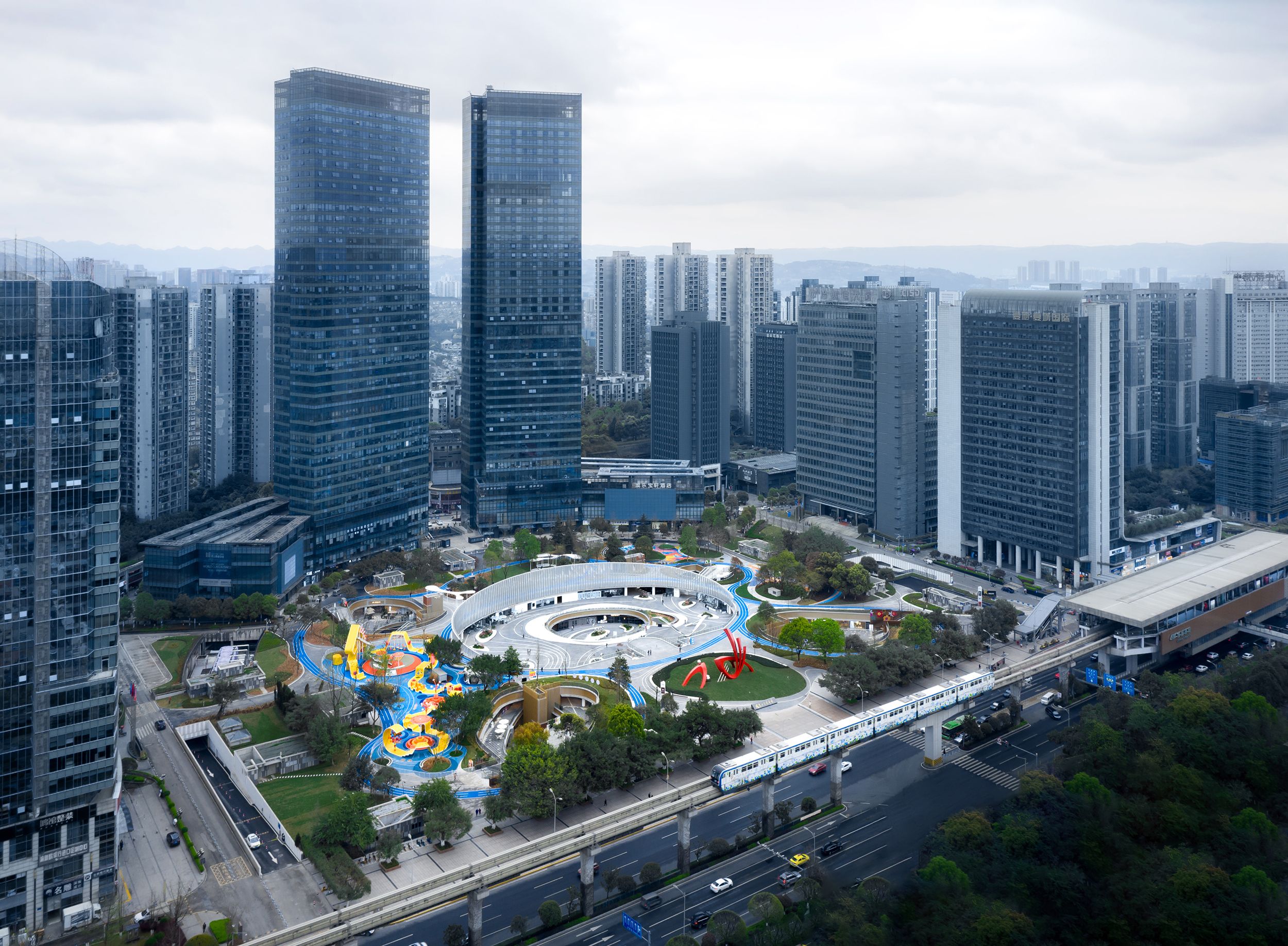 Chongqing Dowell The Oval, W+ Architecture Design Consulting (Shanghai) Co., Ltd. | International Design Awards Winners