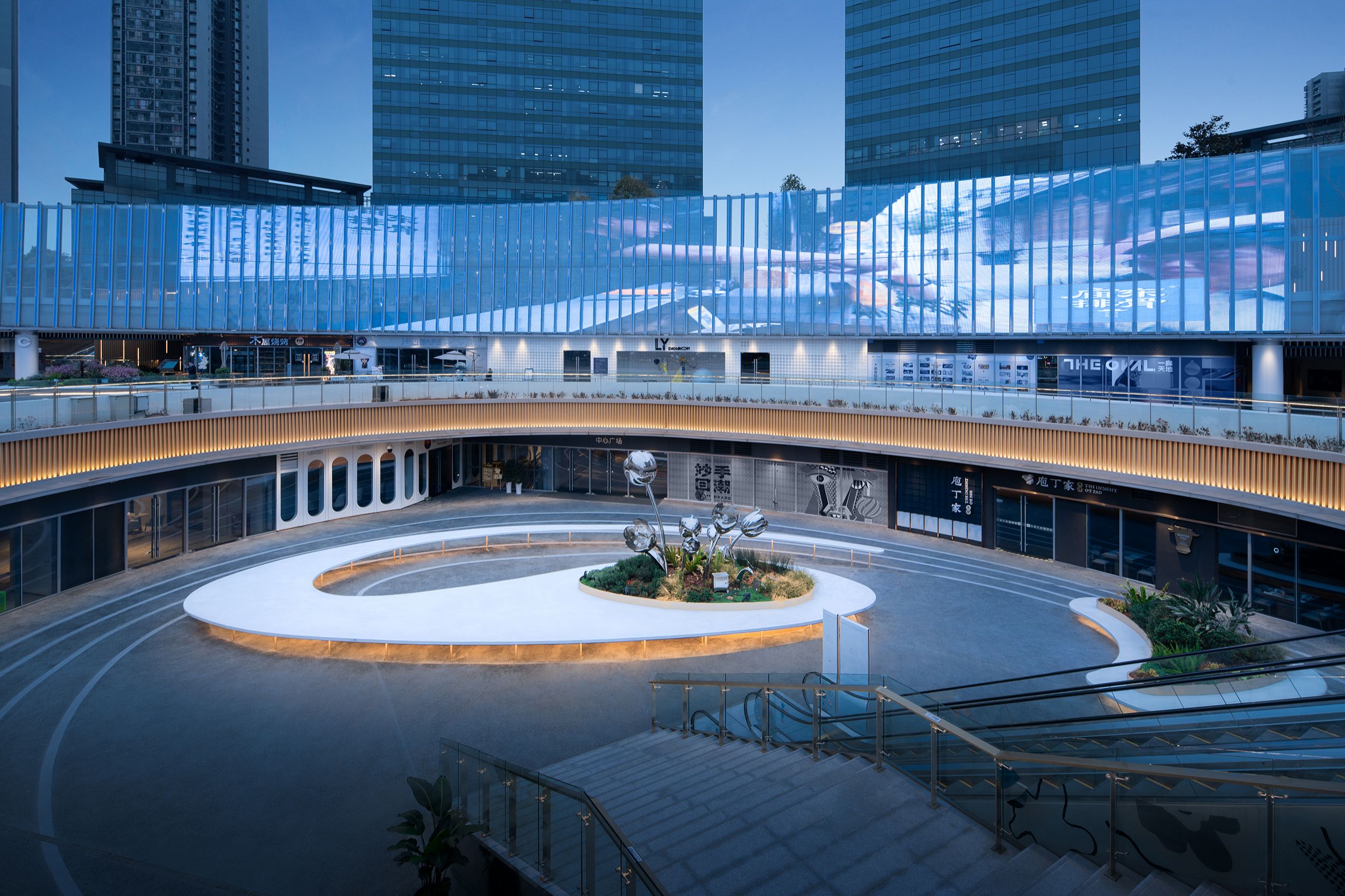 Chongqing Dowell The Oval, W+ Architecture Design Consulting (Shanghai) Co., Ltd. | International Design Awards Winners