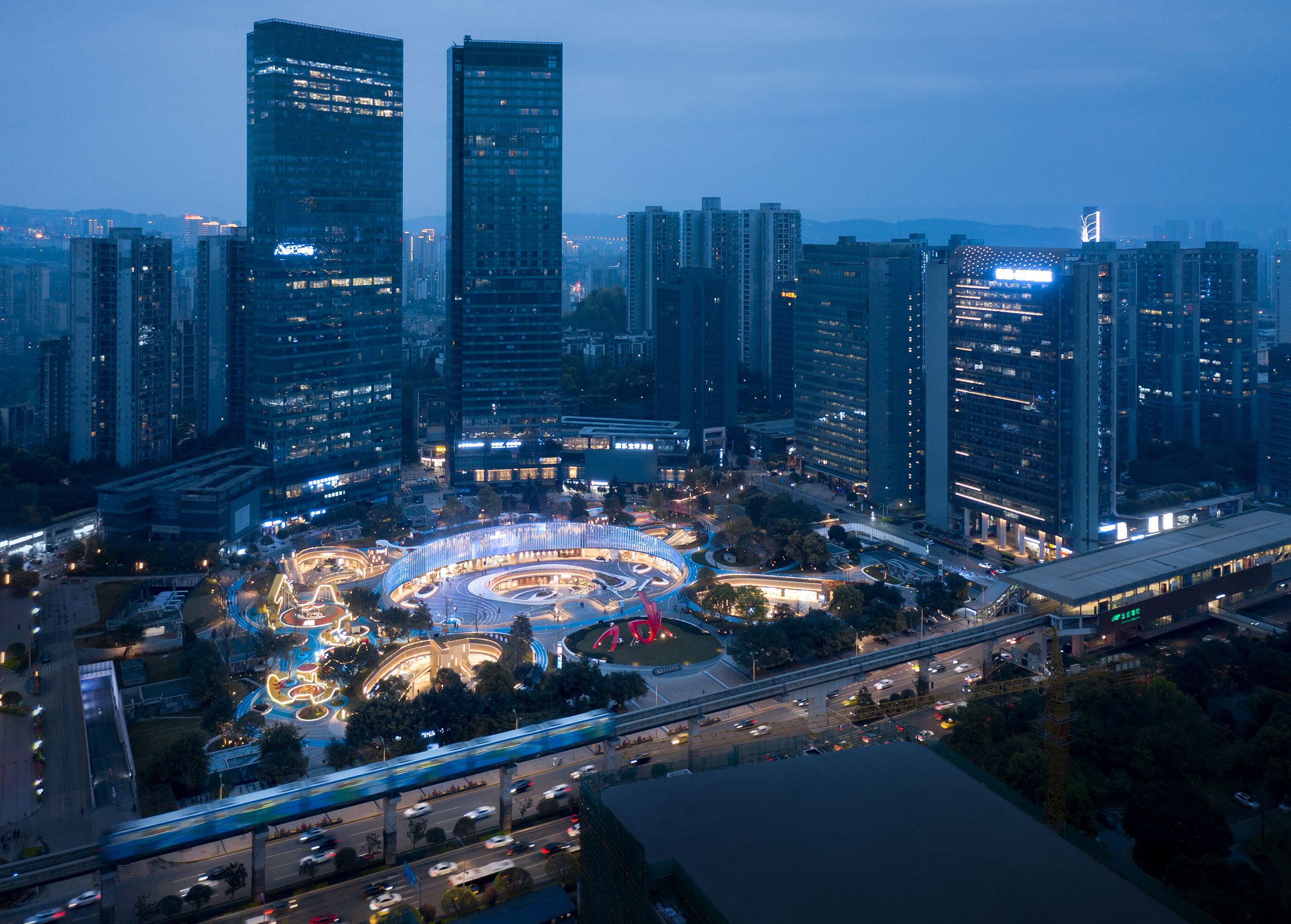 Chongqing Dowell The Oval, W+ Architecture Design Consulting (Shanghai) Co., Ltd. | International Design Awards Winners