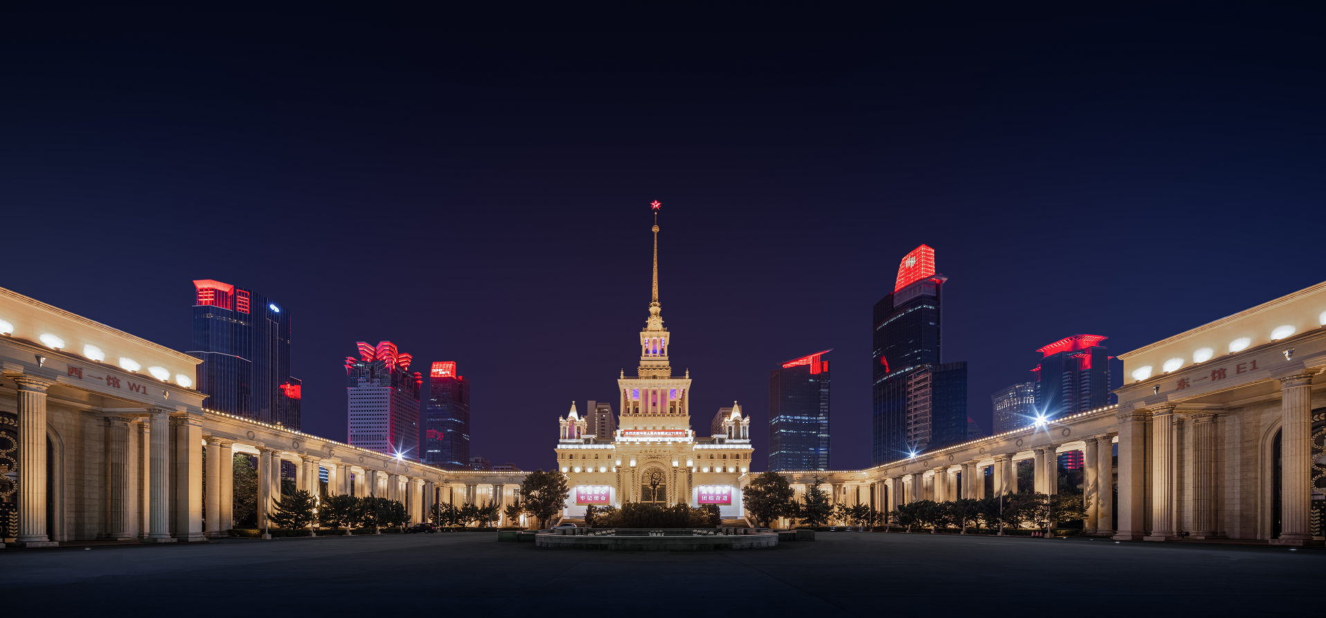 General lighting planning and design of buildings and landscapes in West Nanjing Road, Rdesign International Lighting | International Design Awards Winners