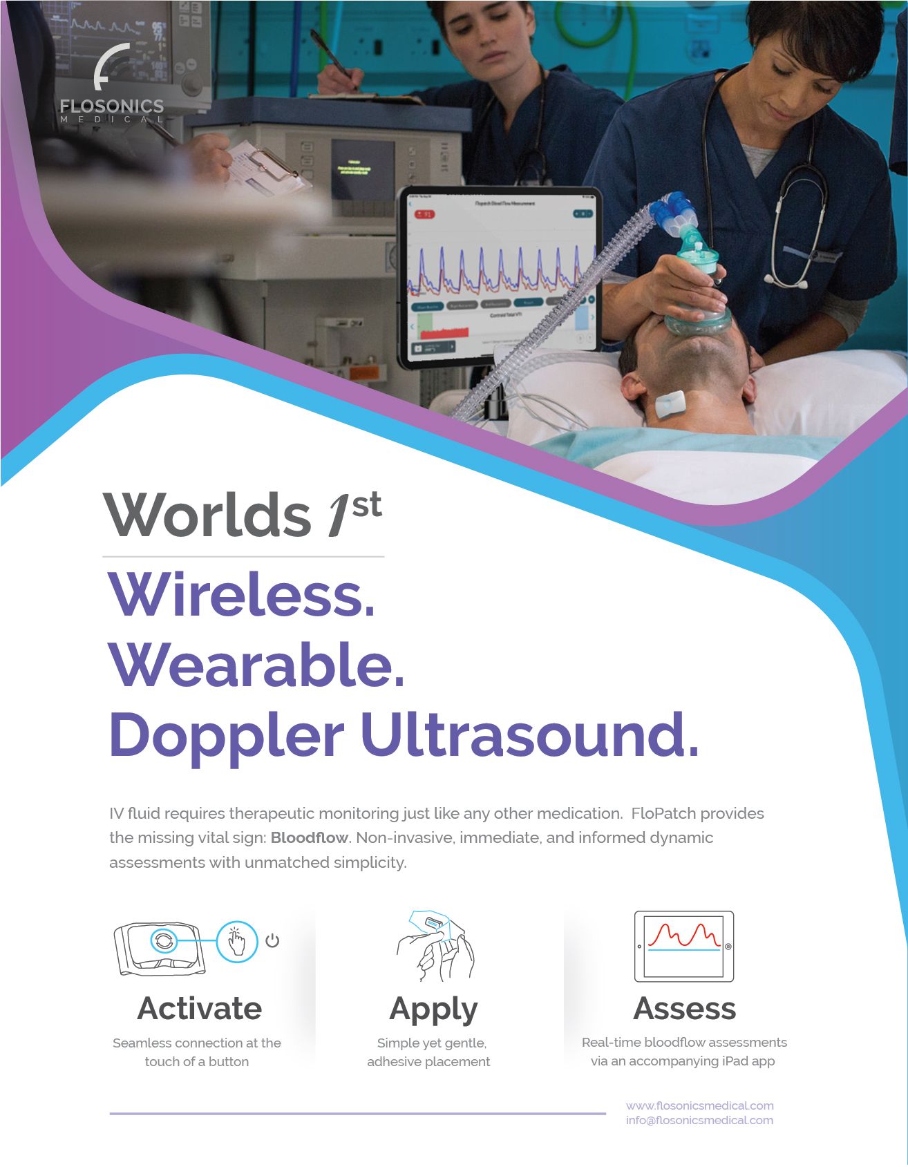 Flosonics Medical  - FloPatch, Flosonics Medical | International Design Awards Winners